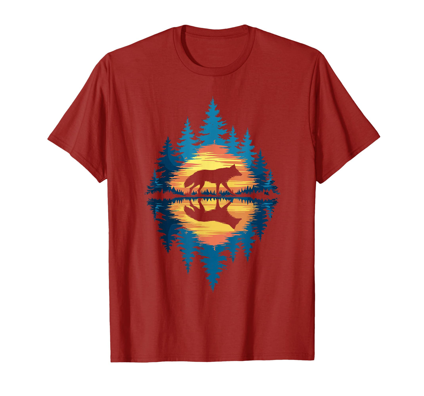 Wolf Forest Nature Wildlife Outdoor Men Women Kids Boys T-Shirt
