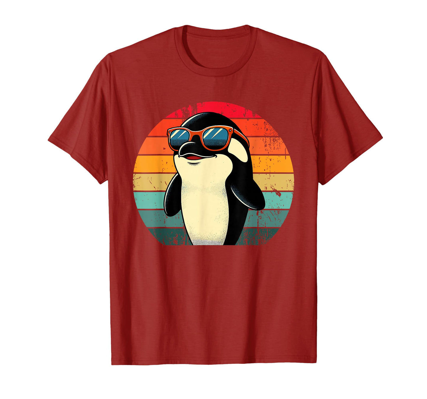 Pool Party Retro Orca Men Women Kids Funny Orca T-Shirt