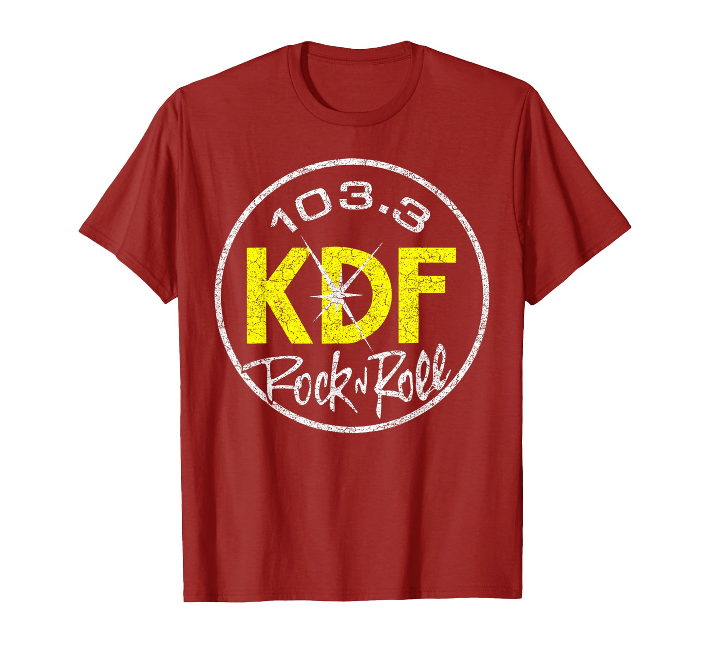 Vintage Graphic 103 KDF Retro Music Rock & Roll Lover Gift T-Shirt