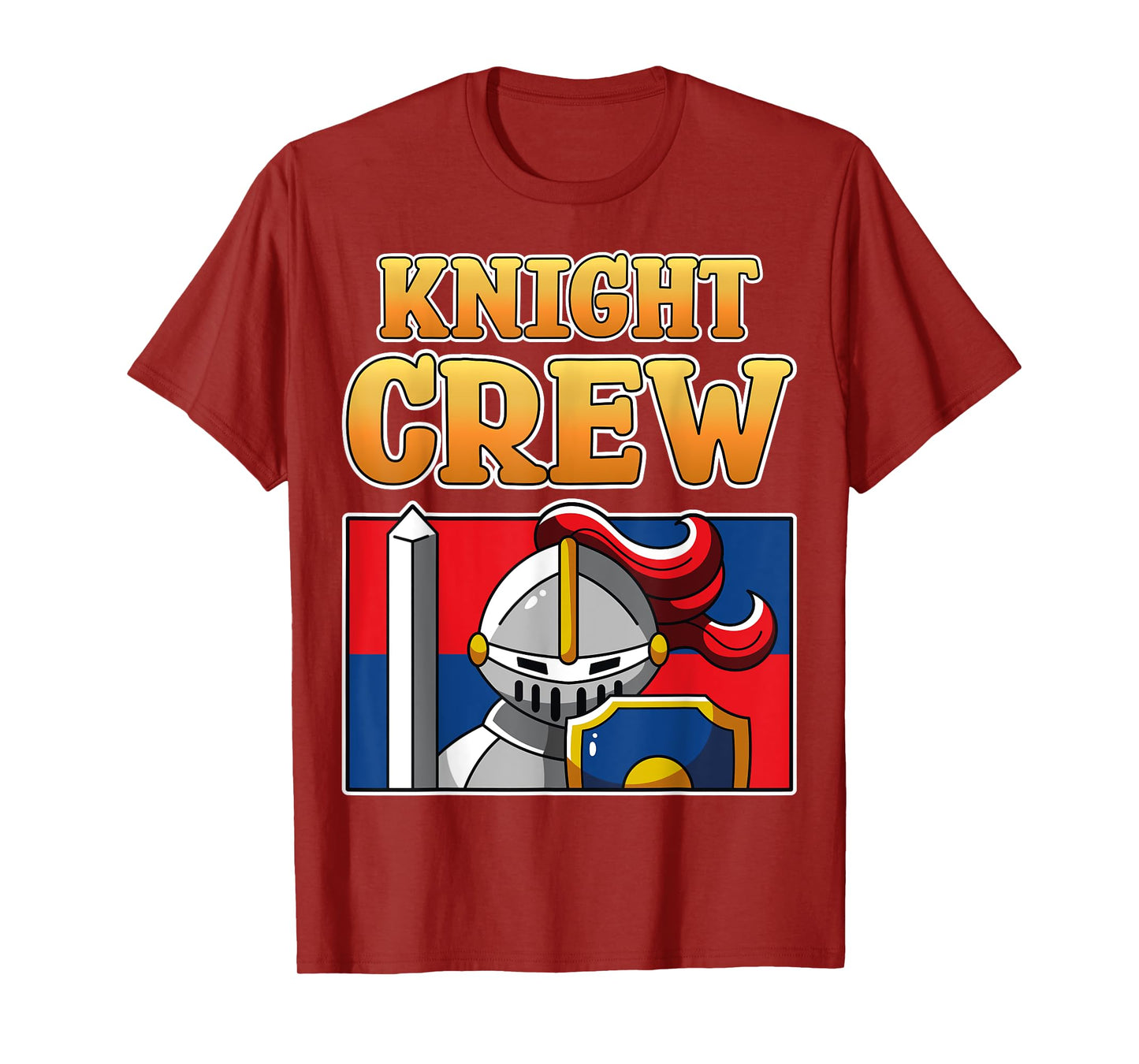 Knight Crew Kids Birthday Medieval Armor Theme Family Party T-Shirt