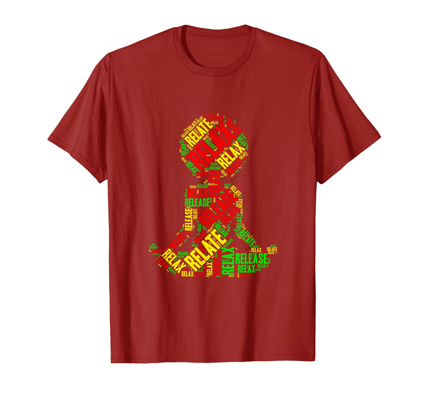 Relax, Relate, Release Afro Yoga T-Shirt