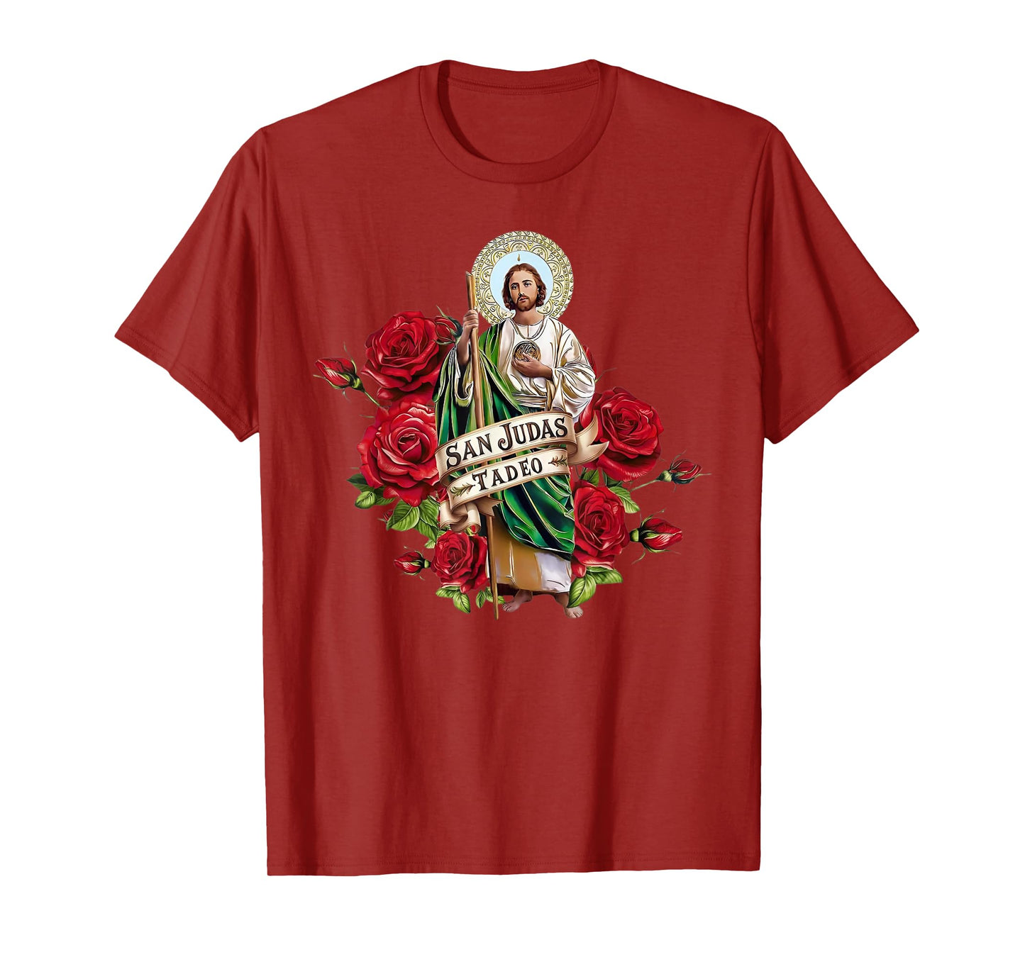 San Judas Tadeo Rose T-Shirt