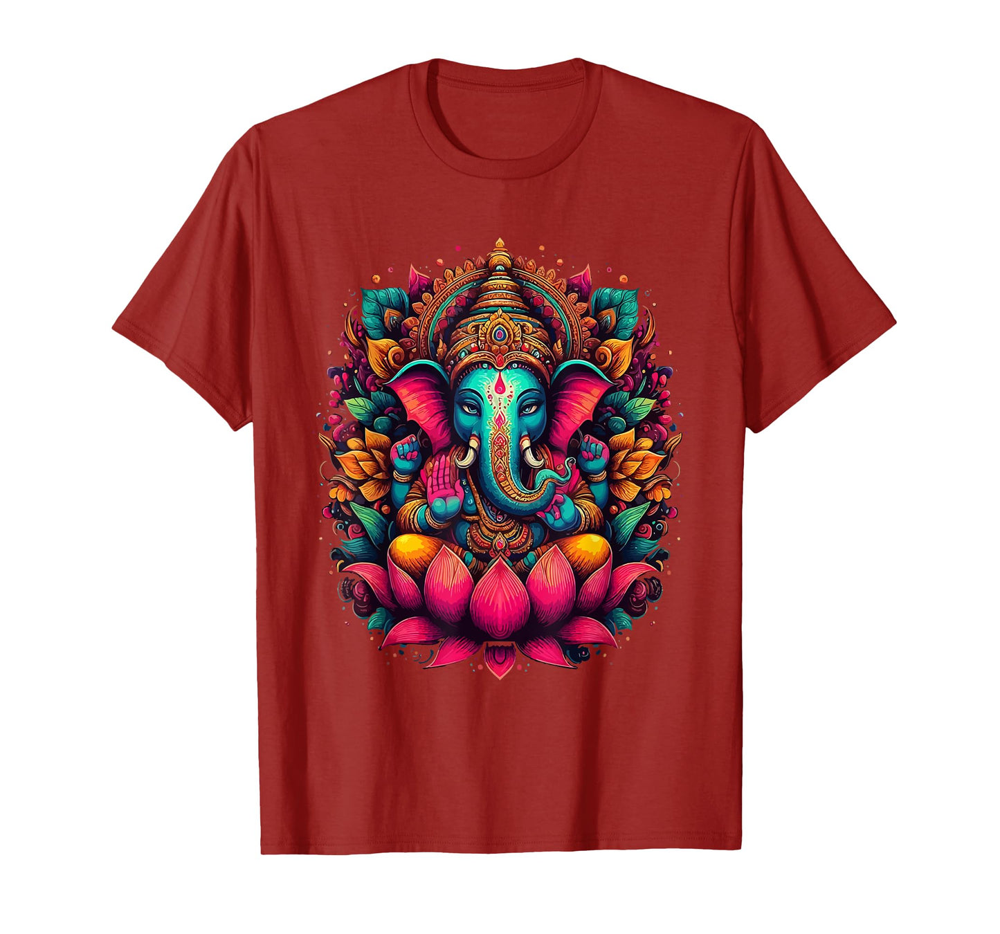 Meditation Yoga Ganesh Hindu God Namaste Tees Ganesh Symbol Yoga Hindu Elephant God Ganesha Puja T-Shirt