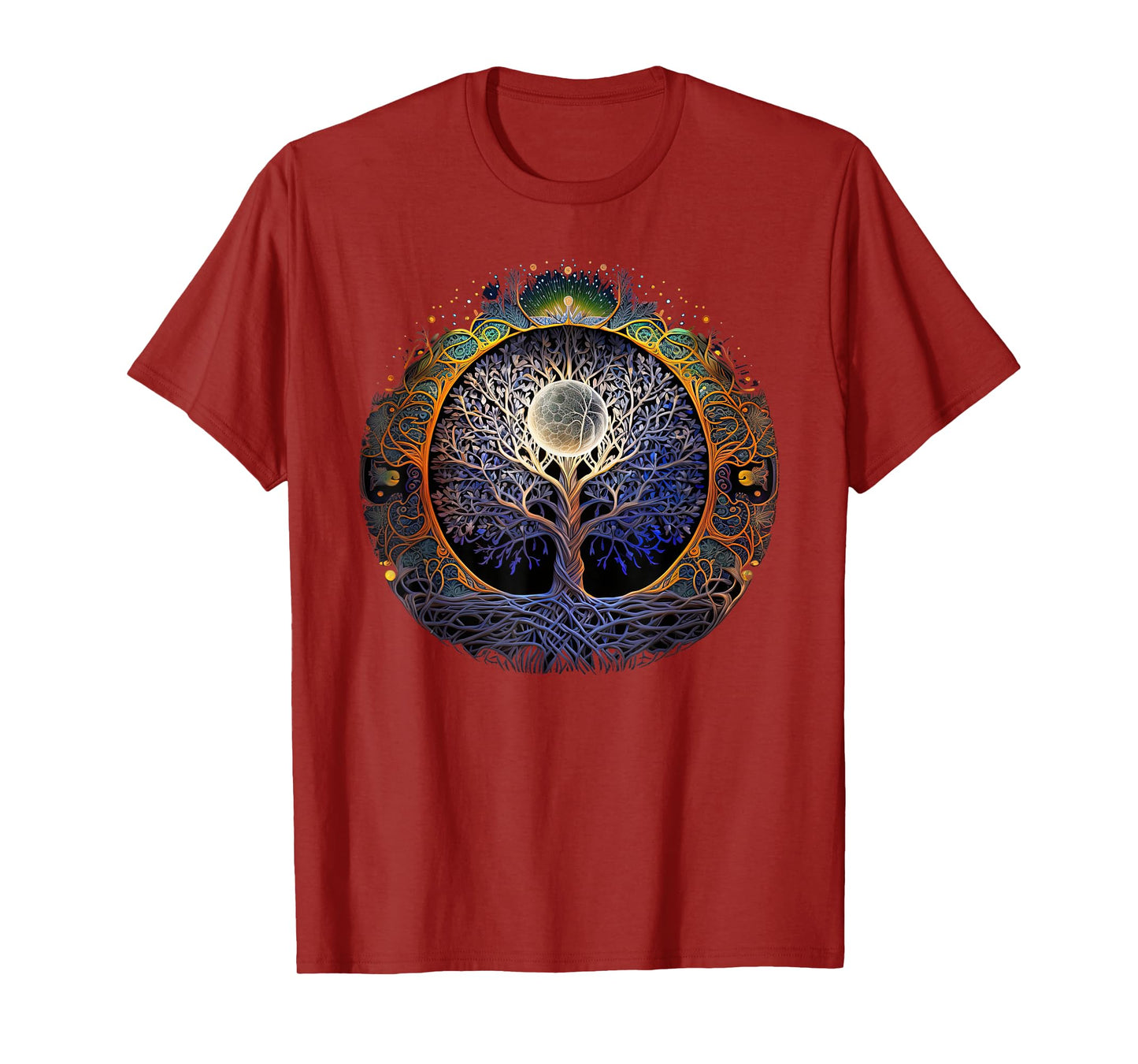 Tree Of Life Yoga Zen Namaste Meditation T-Shirt
