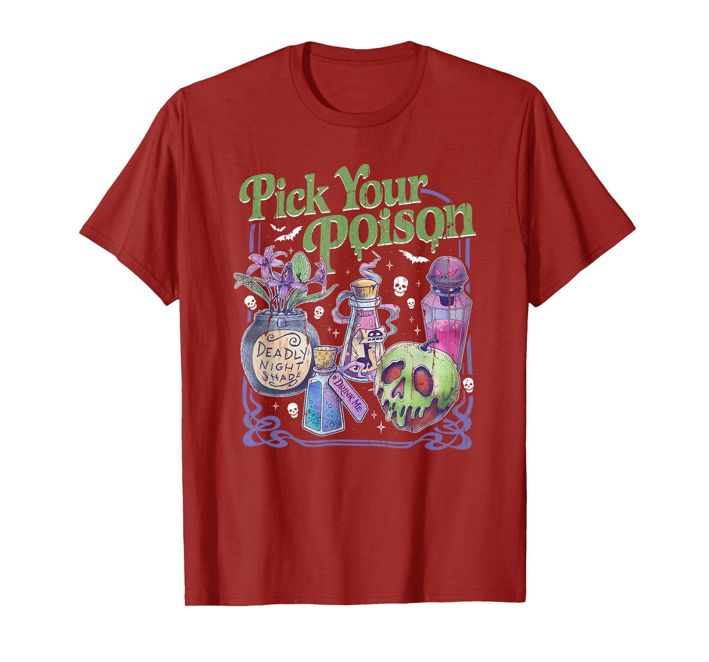Pick Your Poison, Vintage Princess Halloween T-Shirt