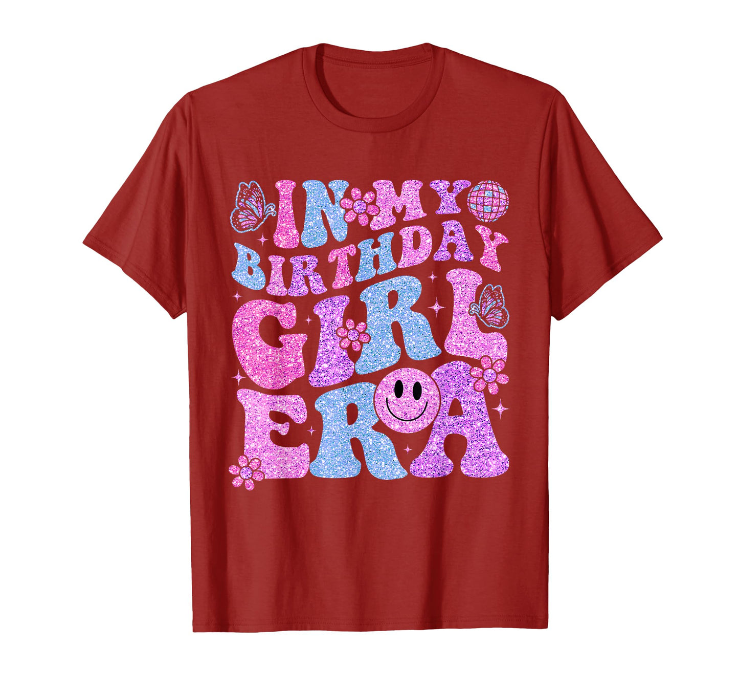 In My Birthday Girl Era Birthday Party Girls T-Shirt