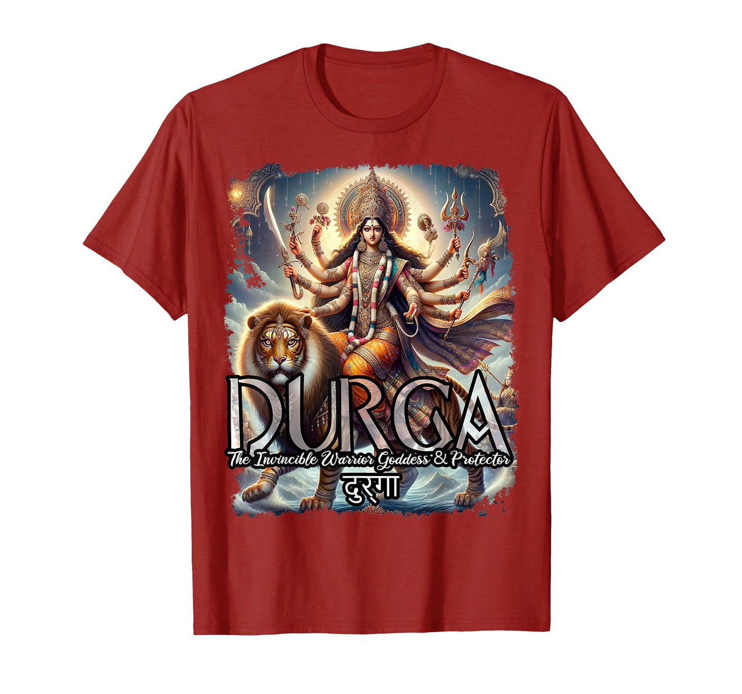 Durga Goddess War Hindu Mythology Devi Shakti T-Shirt