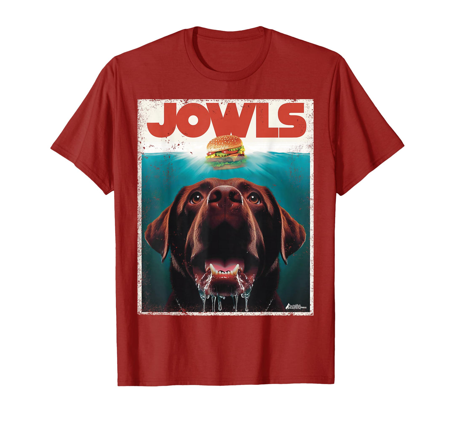 Funny Chocolate Lab Jowls, Labrador Retriever Dog Mom Dad T-Shirt