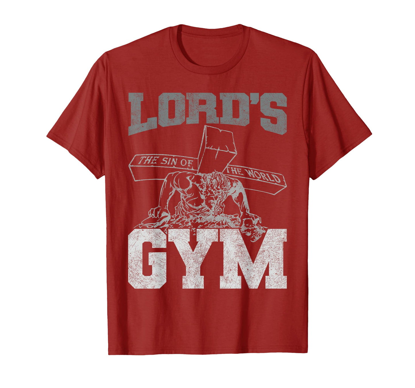 Lords Gym - Lord's The Sin of World Jesus T-Shirt