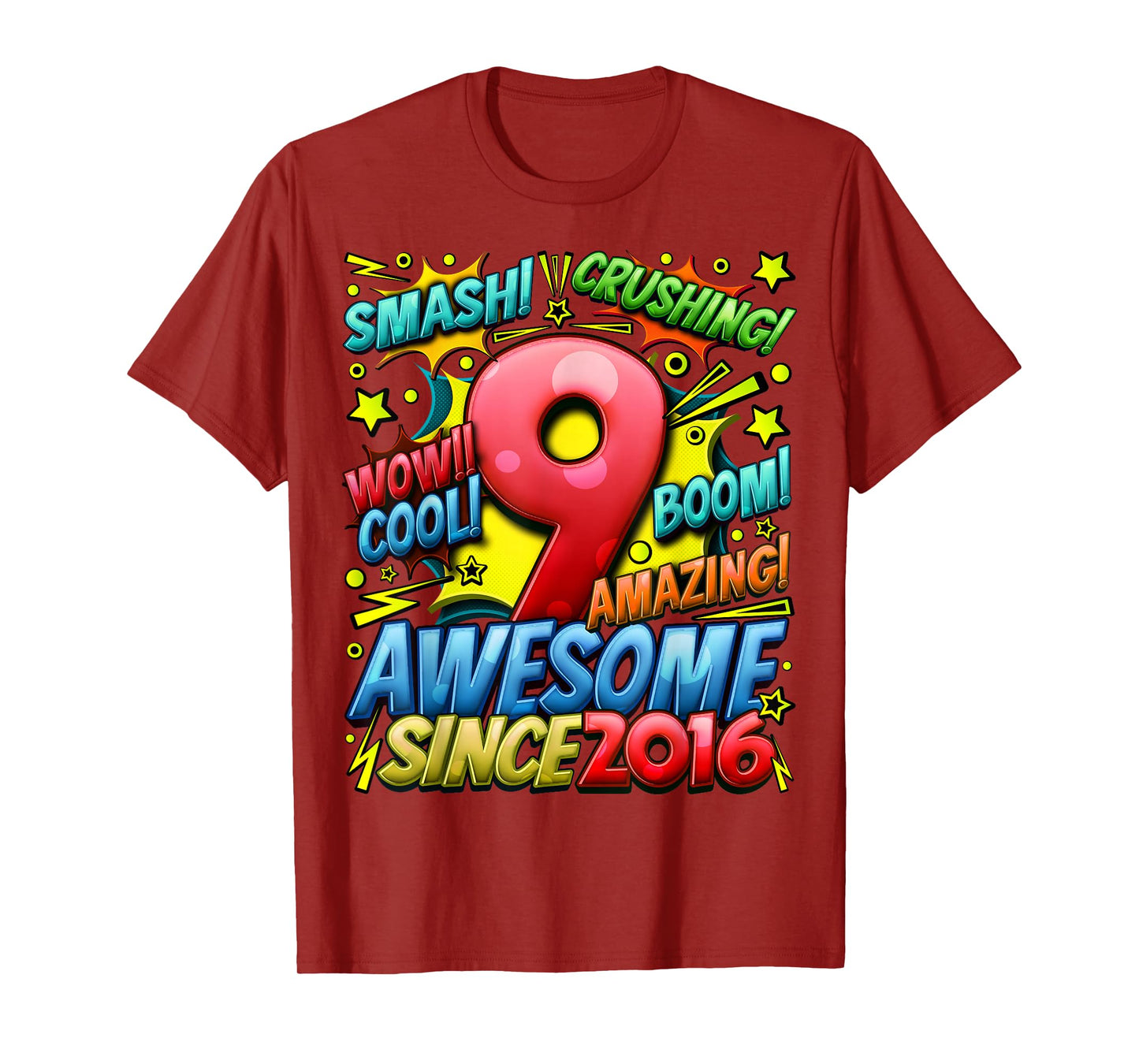 9 Year Old Gifts For Boys 9th Birthday Boy 9 Year Old Boy T-Shirt