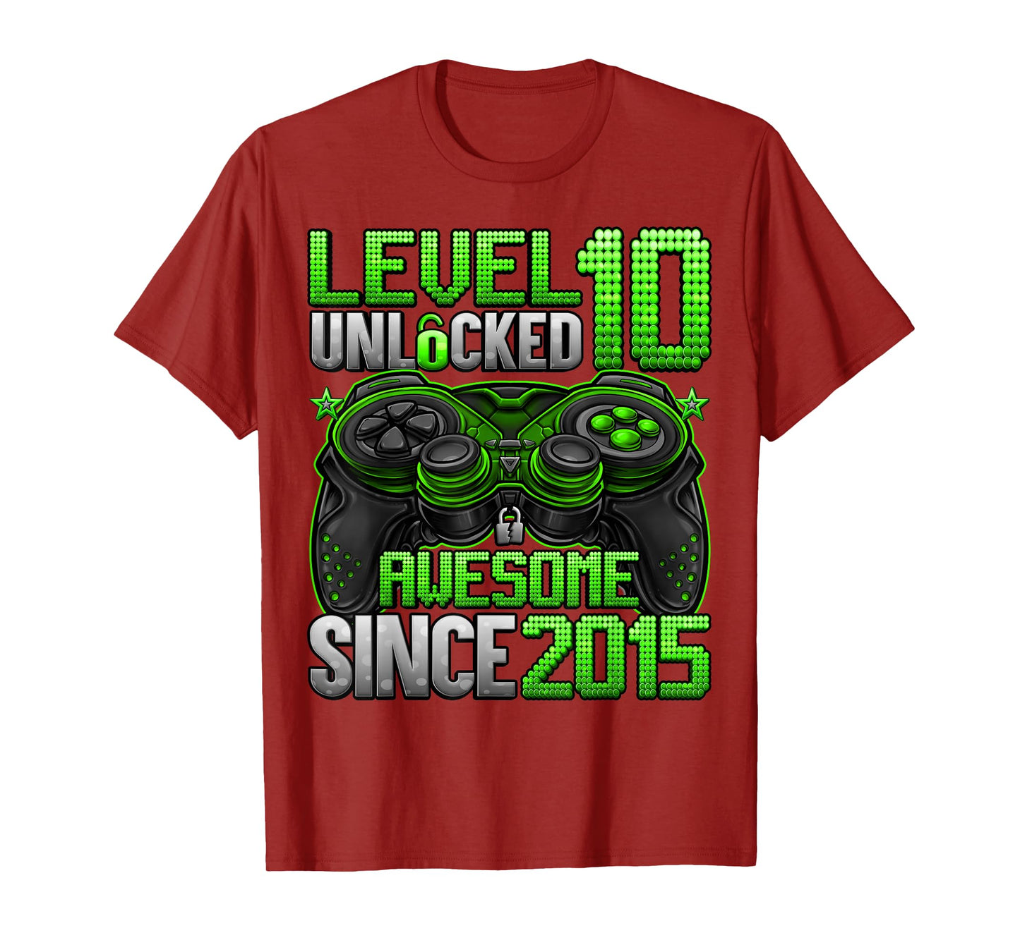 Level 10 Unlocked 10 Year Old Gifts Boys 10th Birthday Boy T-Shirt