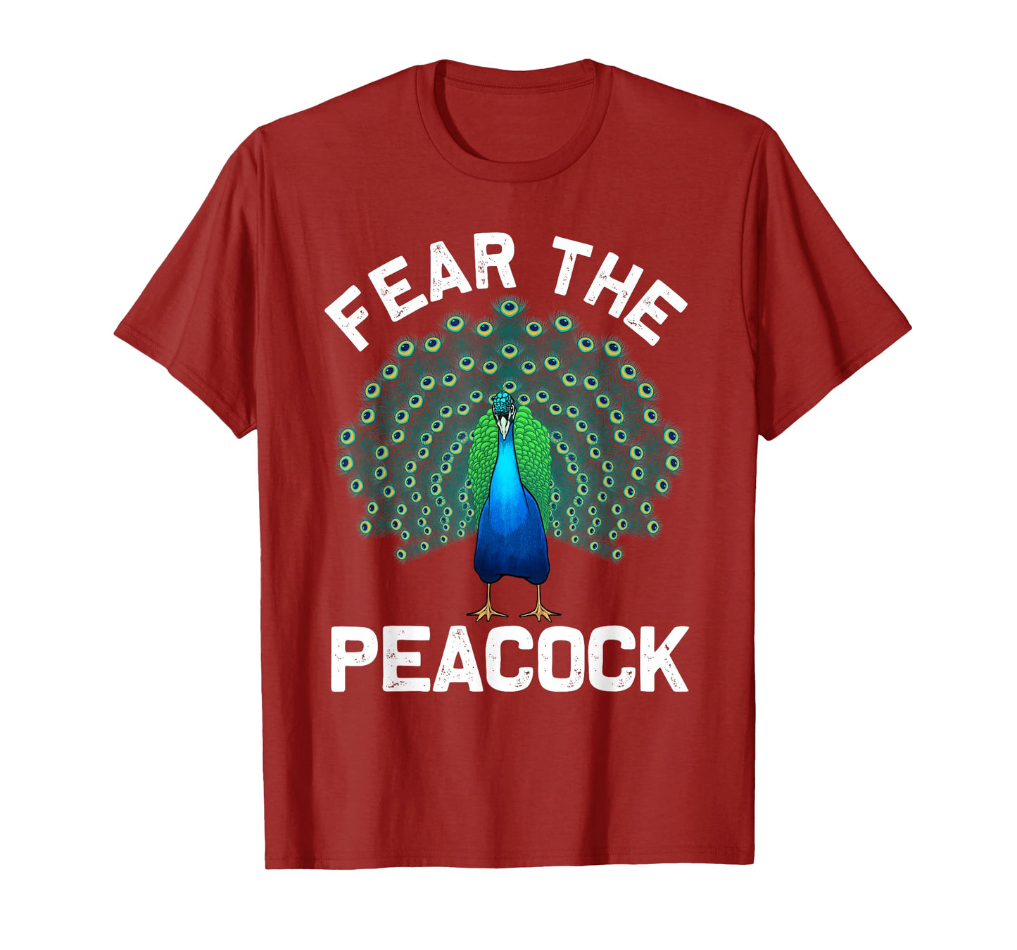 Funny Peacock Art For Men Women Adult Feather Peacock Lover T-Shirt