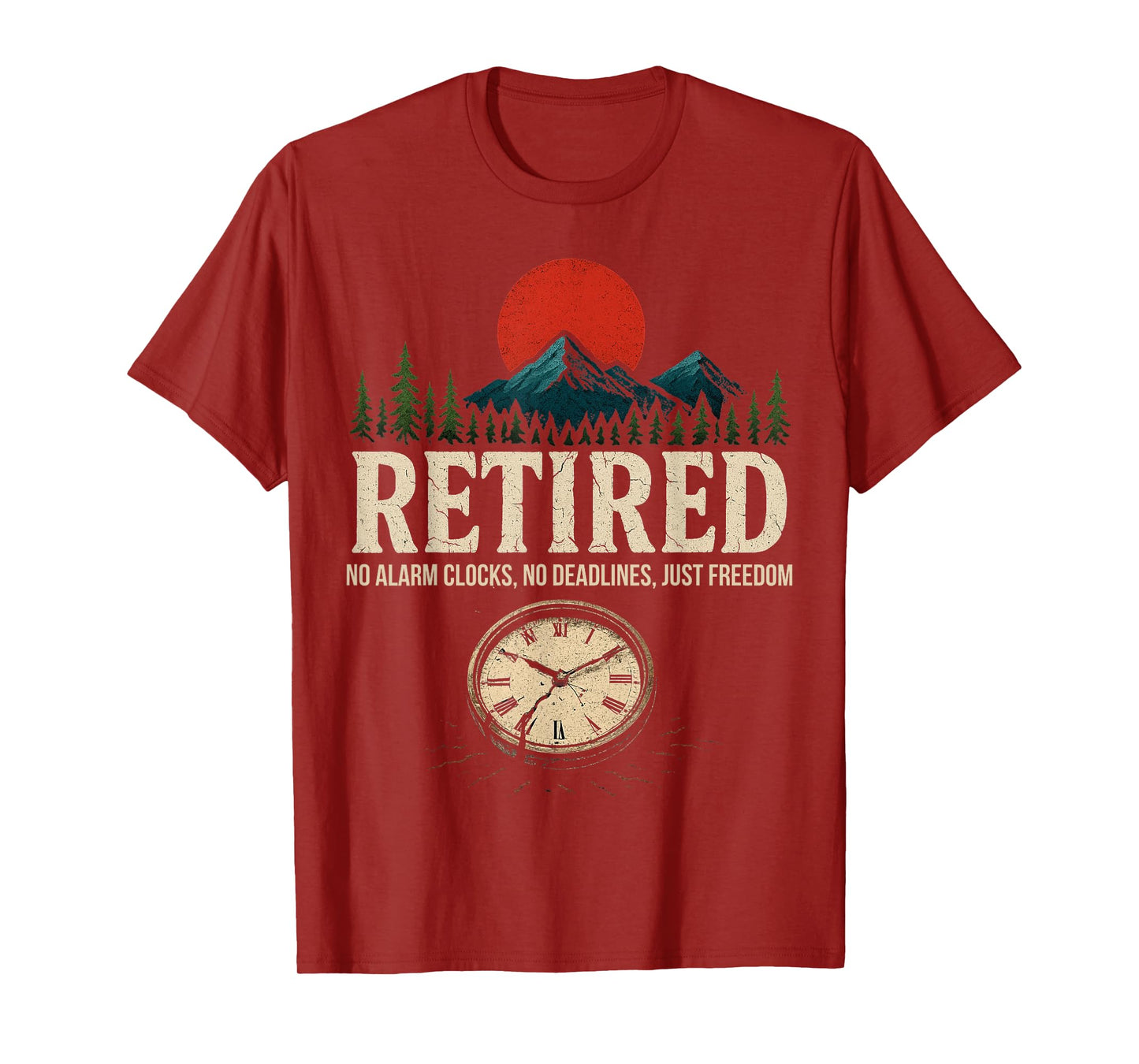 Retirement Party No Alarm Clocks No Deadlines Just Freedom T-Shirt