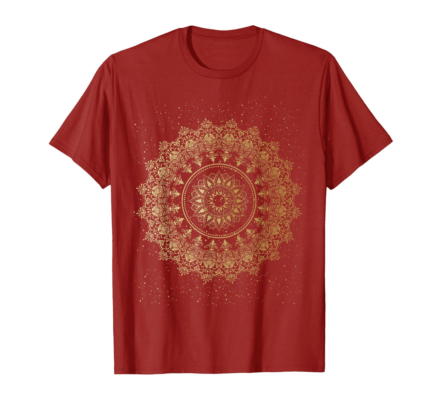 Womens Mandala Circle Mandala T-Shirt