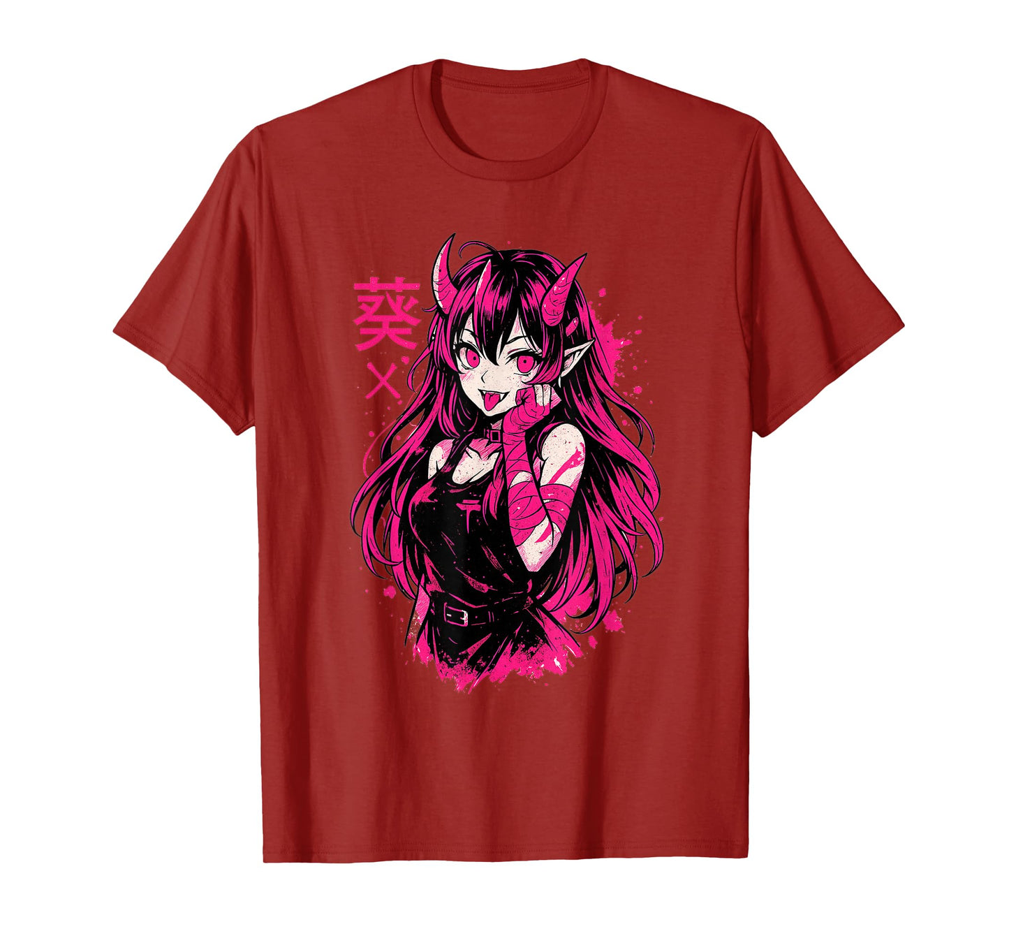 Goth Anime Waifu Kawaii Manga Girl | Creepy Horror Aesthetic T-Shirt