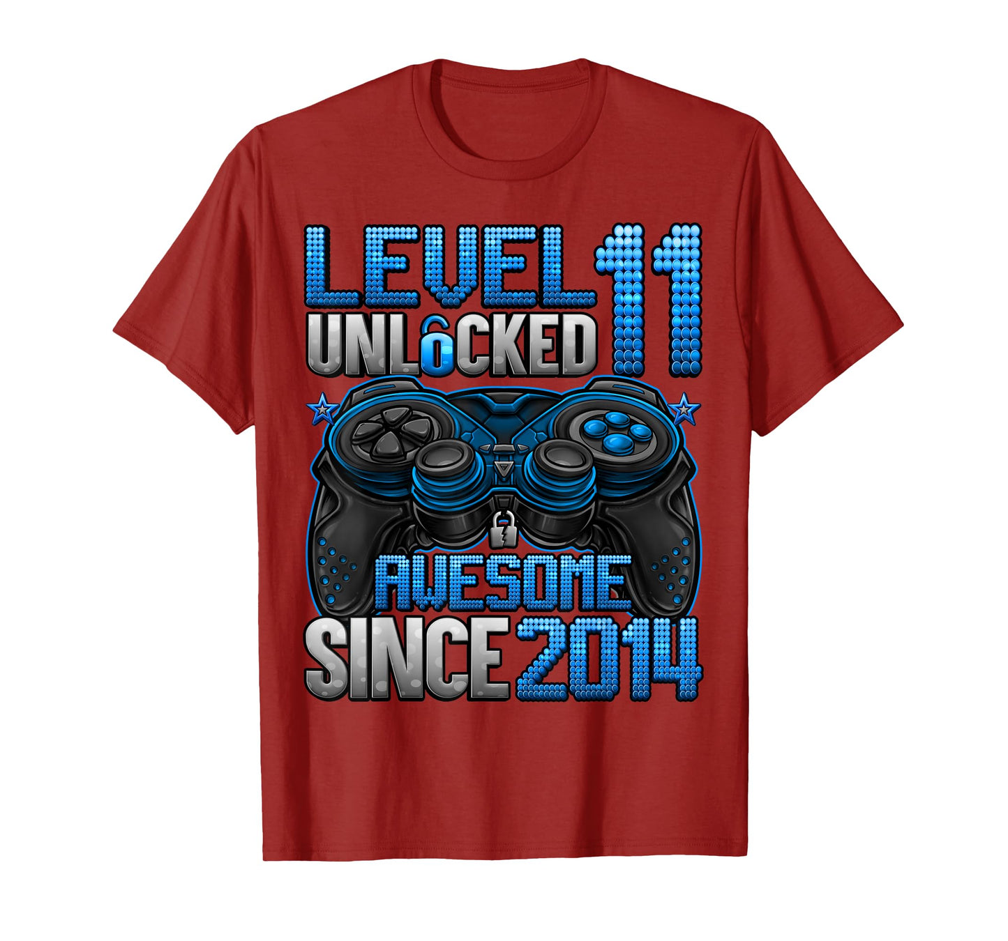 Level 11 Unlocked 11 Year Old Gifts Boys 11th Birthday Boy T-Shirt