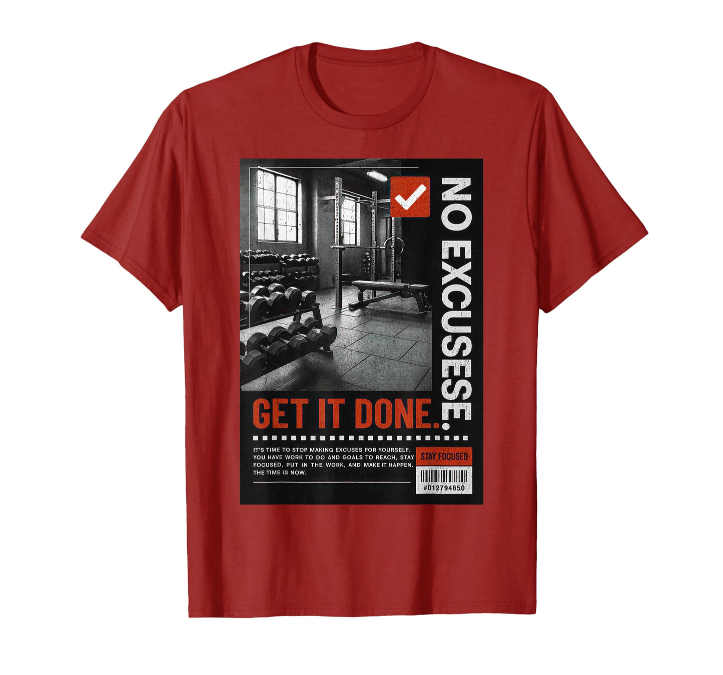 Y2K Fitness Quote Gym Training Discipline Yoga Sport Workout T-Shirt