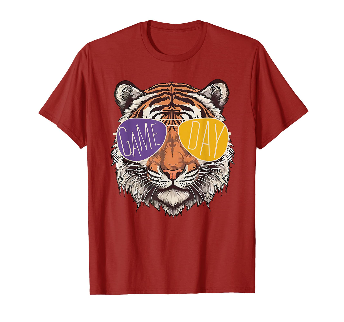 Touchdown American Football Game Day Thanksgiving Tiger Cool T-Shirt