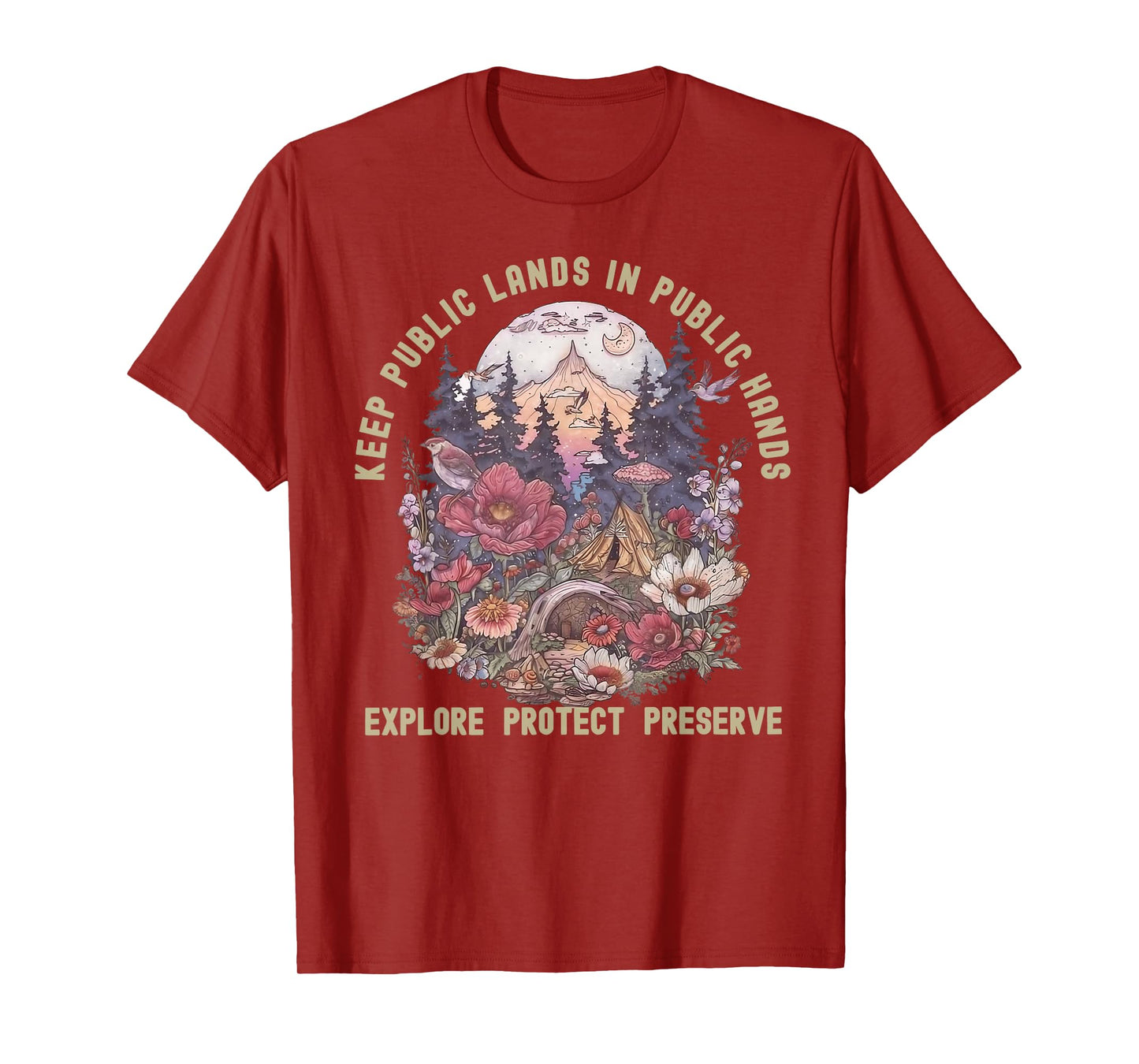 Keep Public Lands In Public Hands Protect Our National Parks T-Shirt