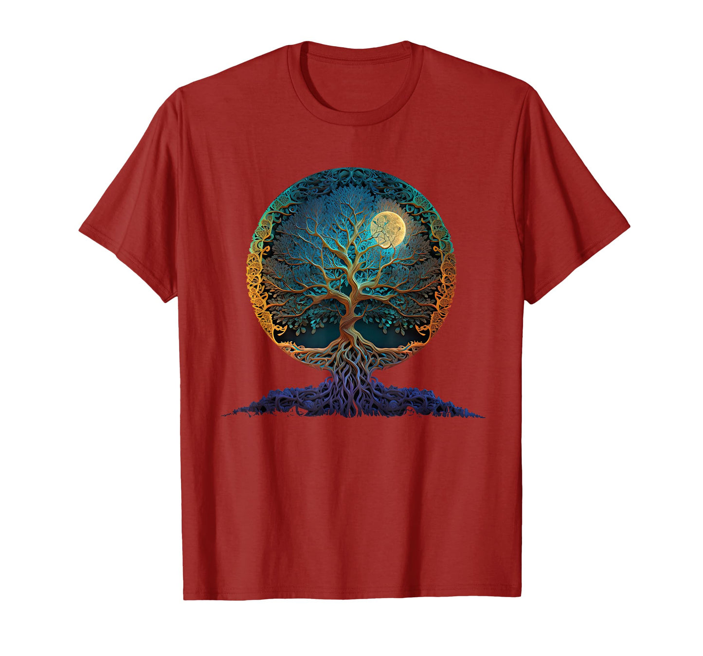 Tree Of Life Yoga Zen Namaste Meditation T-Shirt