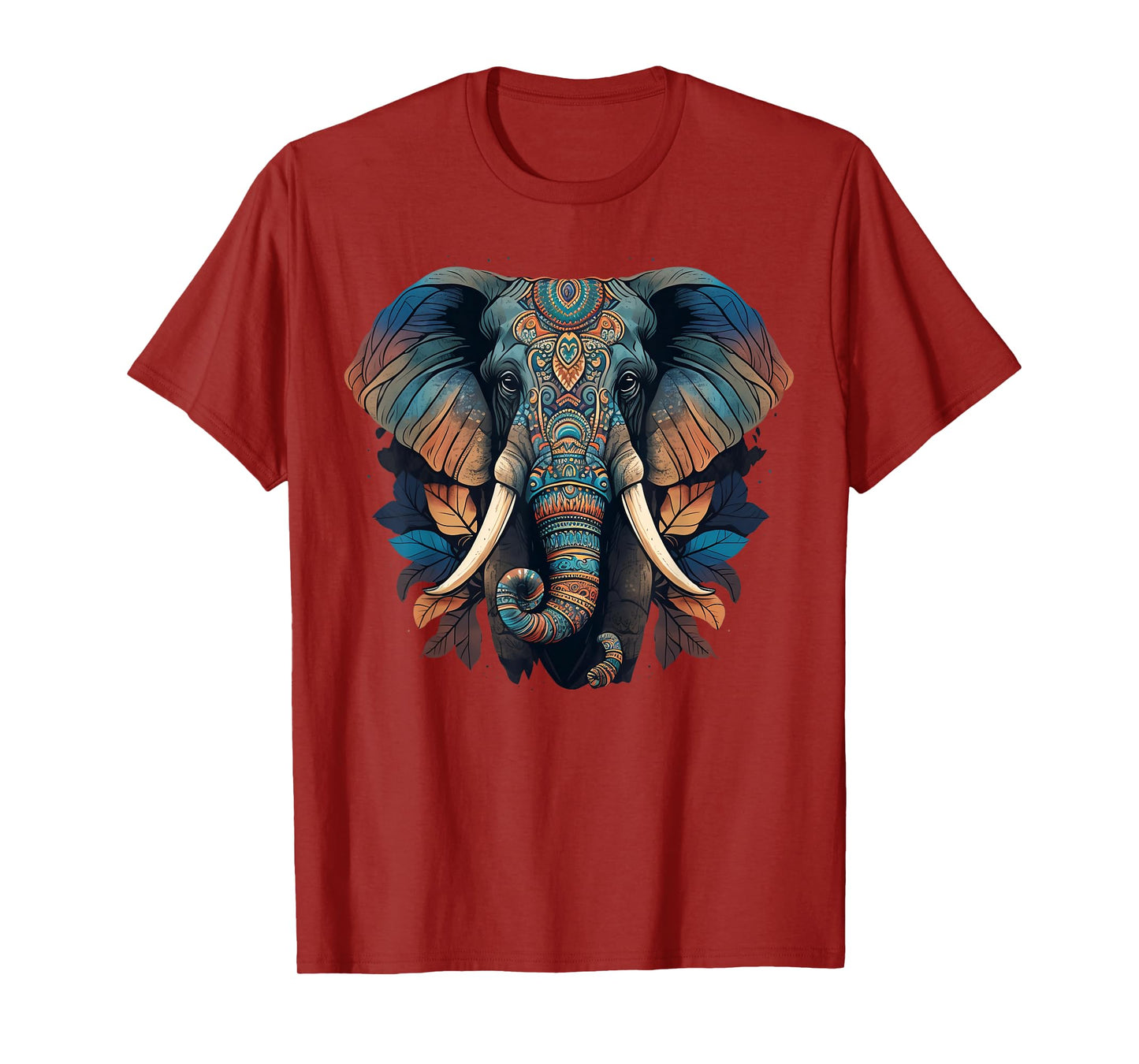 Geometry Elephant Mandala Art T-Shirt