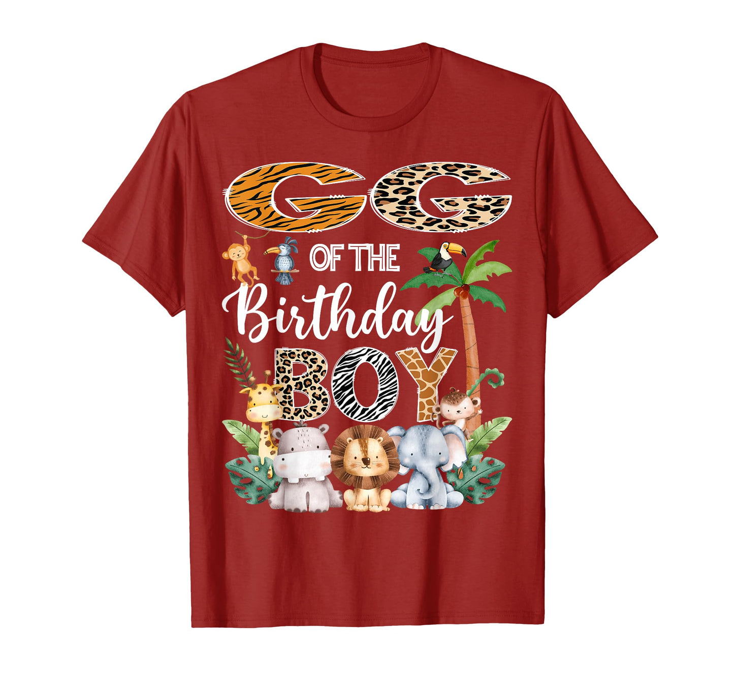 GG Of The Birthday Boy Safari Jungle Bday Party T-Shirt