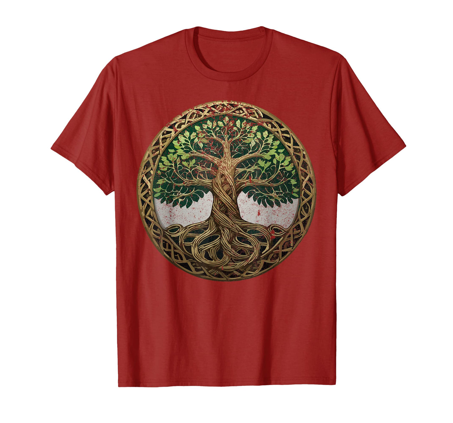 Tree of Life Nordic Viking Celtic Odin Symbol T-Shirt