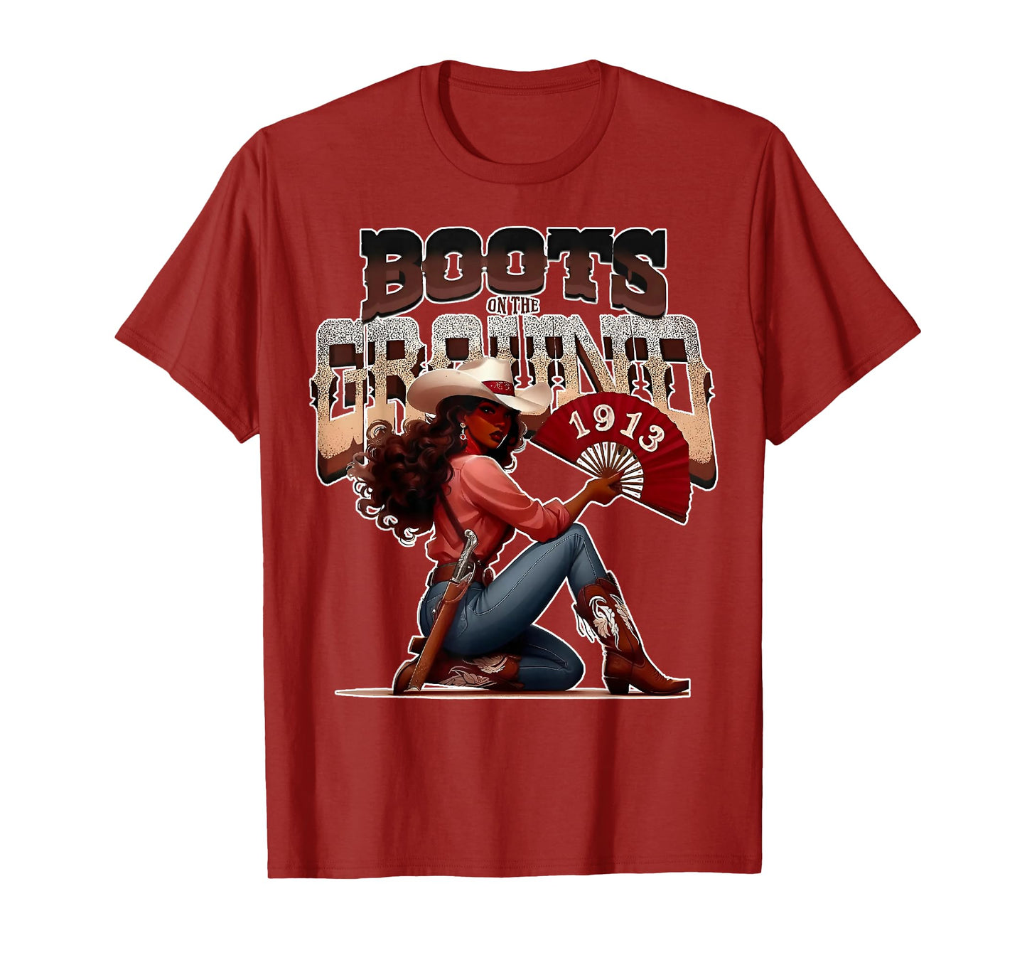 Boots On The Ground Where Them Fans At T-Shirt