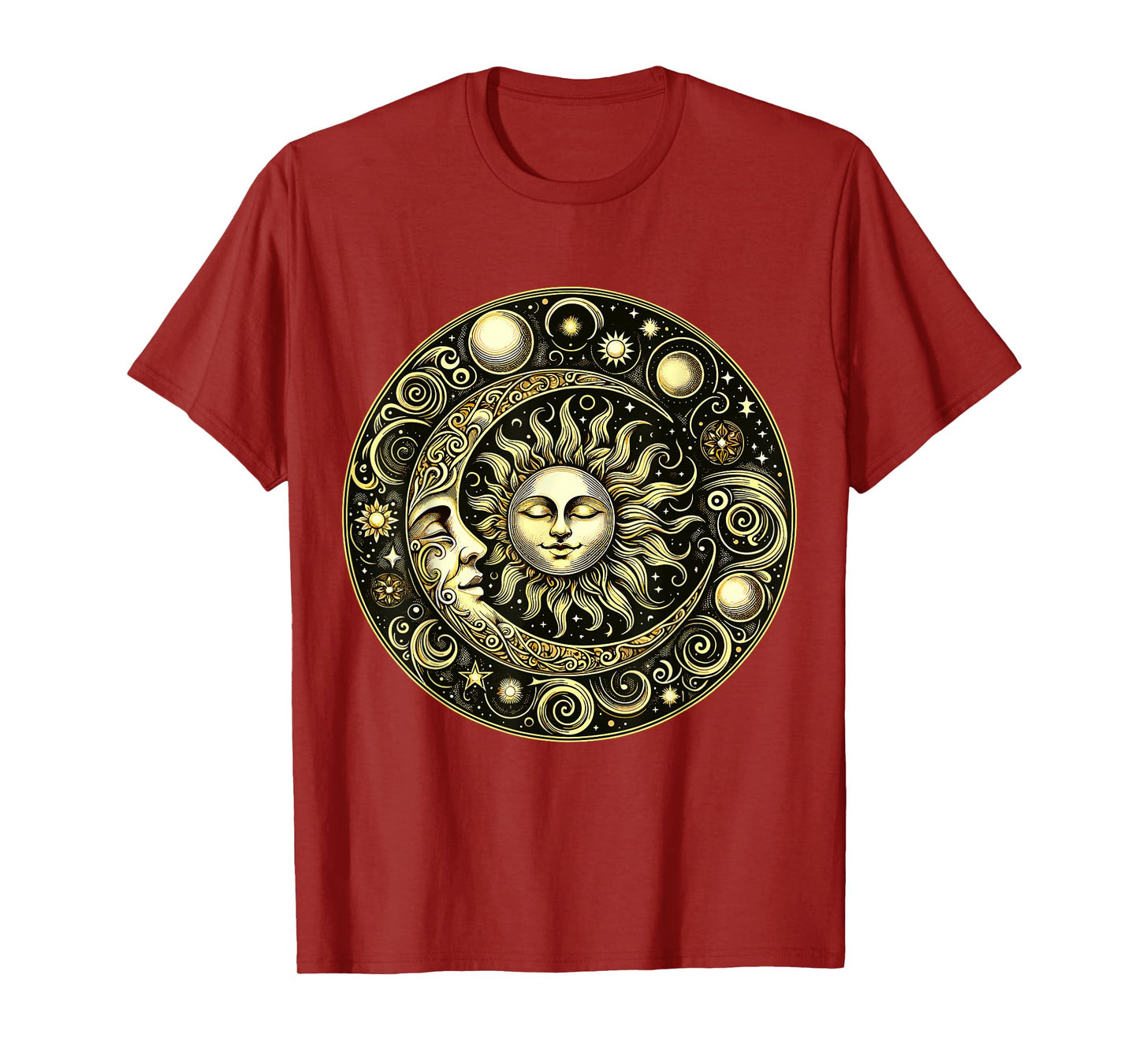 Celestial Moon and Sun T-Shirt