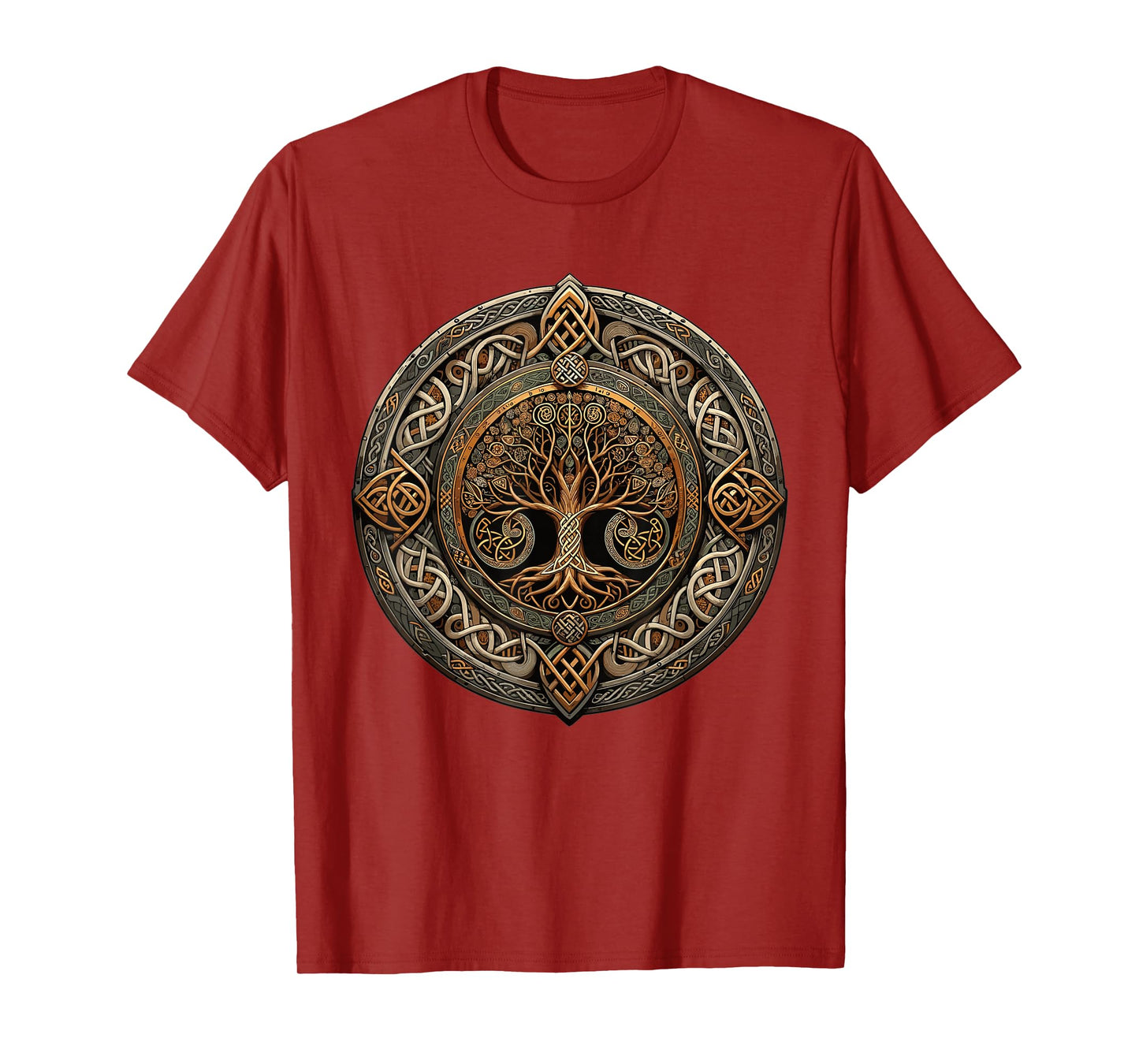 Celtic 'Tree Of Life' Shield s Celtic Knot Designs T-Shirt