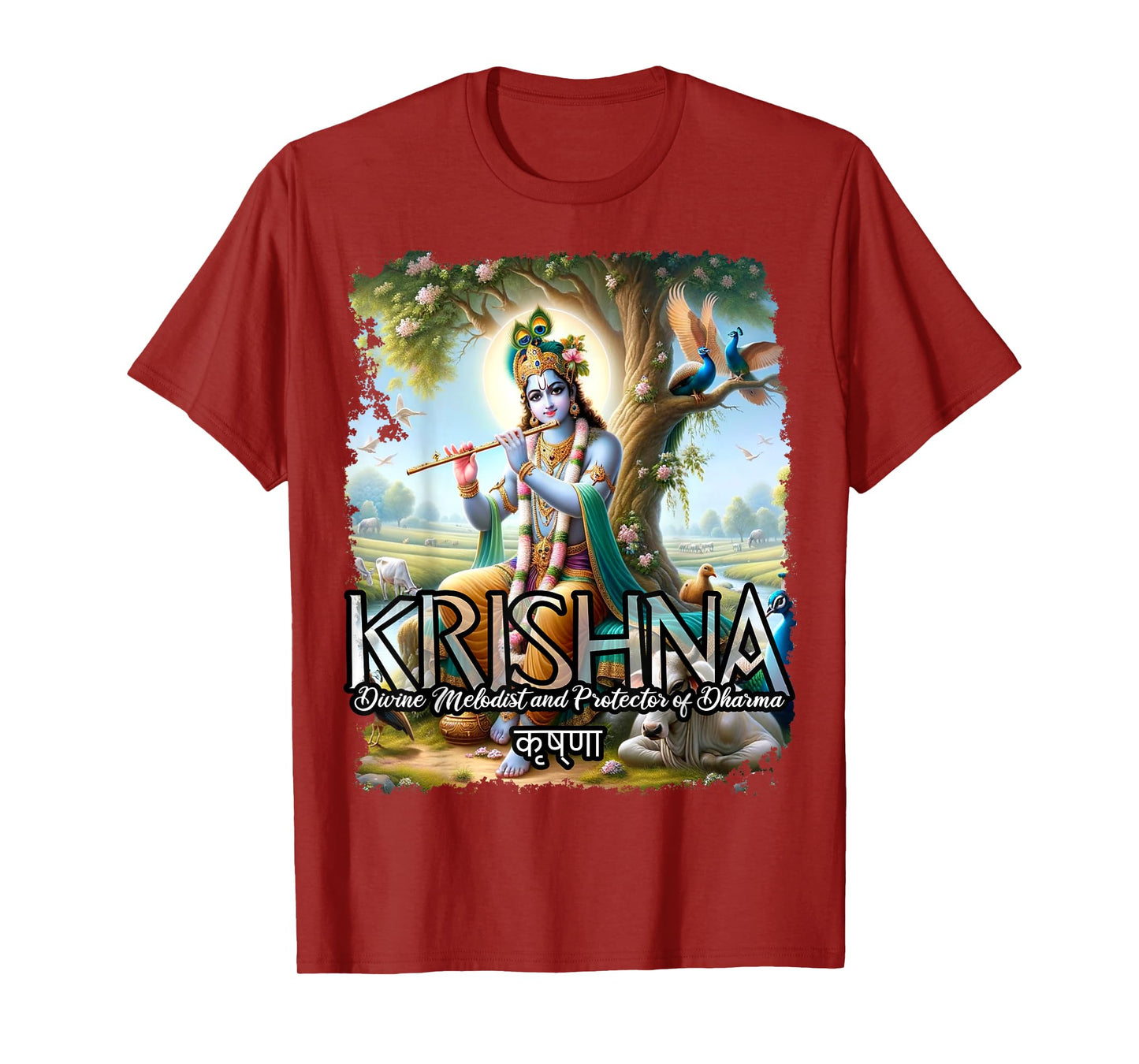 Krishna Hindu God Mythology Spiritual Enlightenment T-Shirt