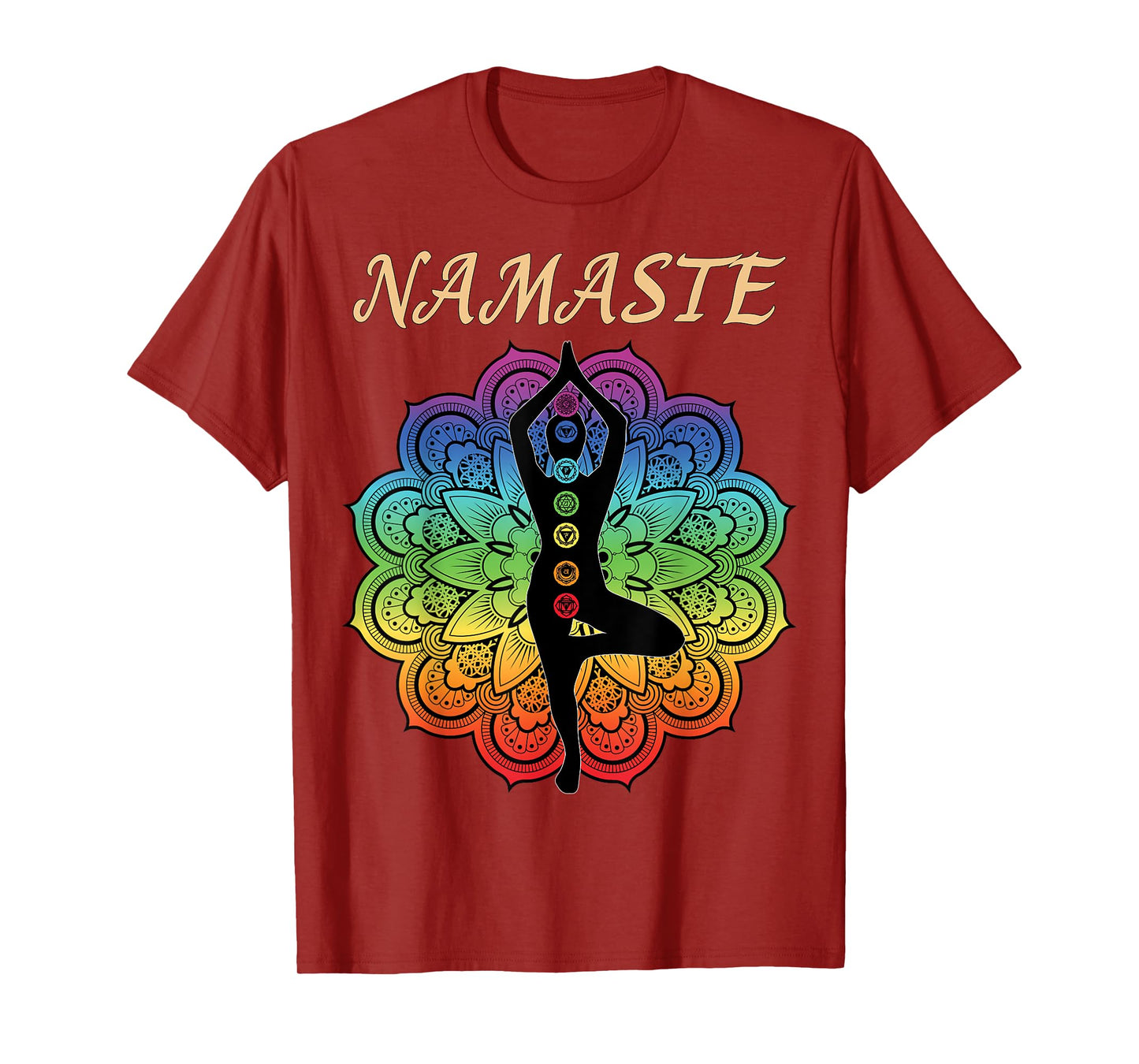 7 Chakra Namaste Reiki Kundalini Yoga T-Shirt