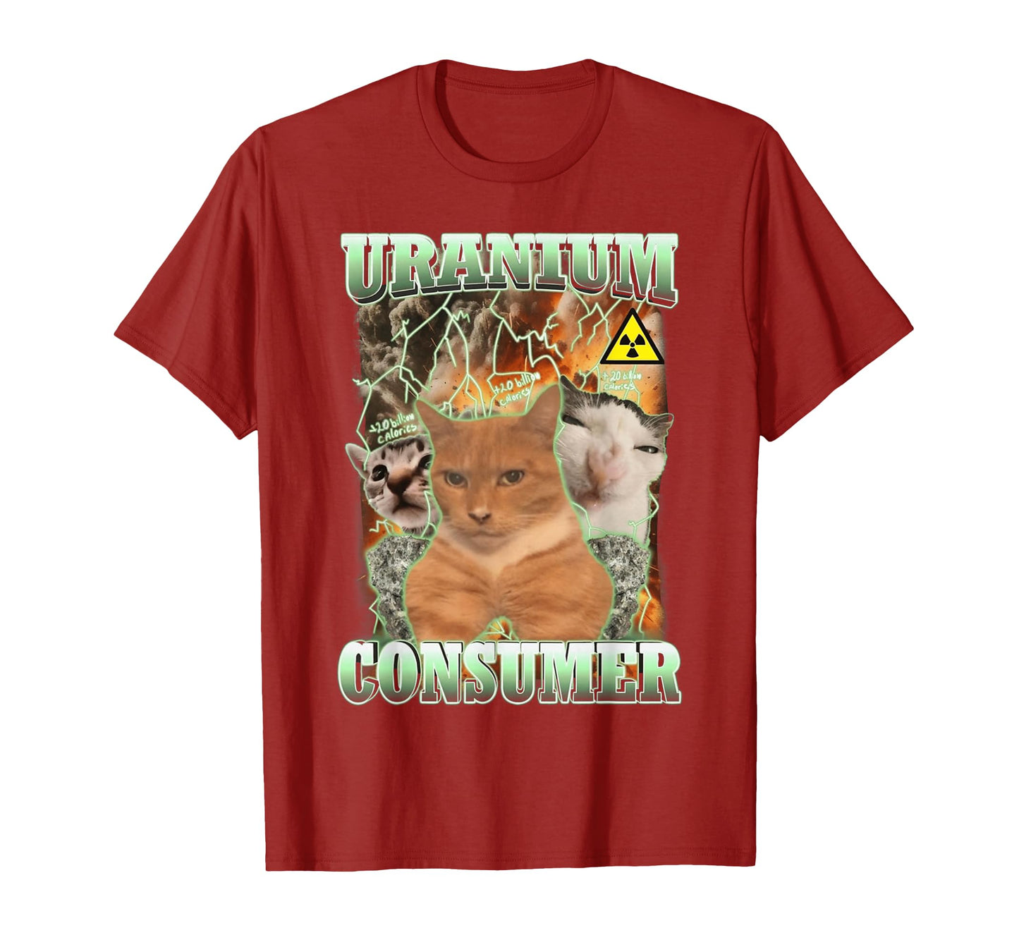 Uranium Consumer Cat Funny T-Shirt