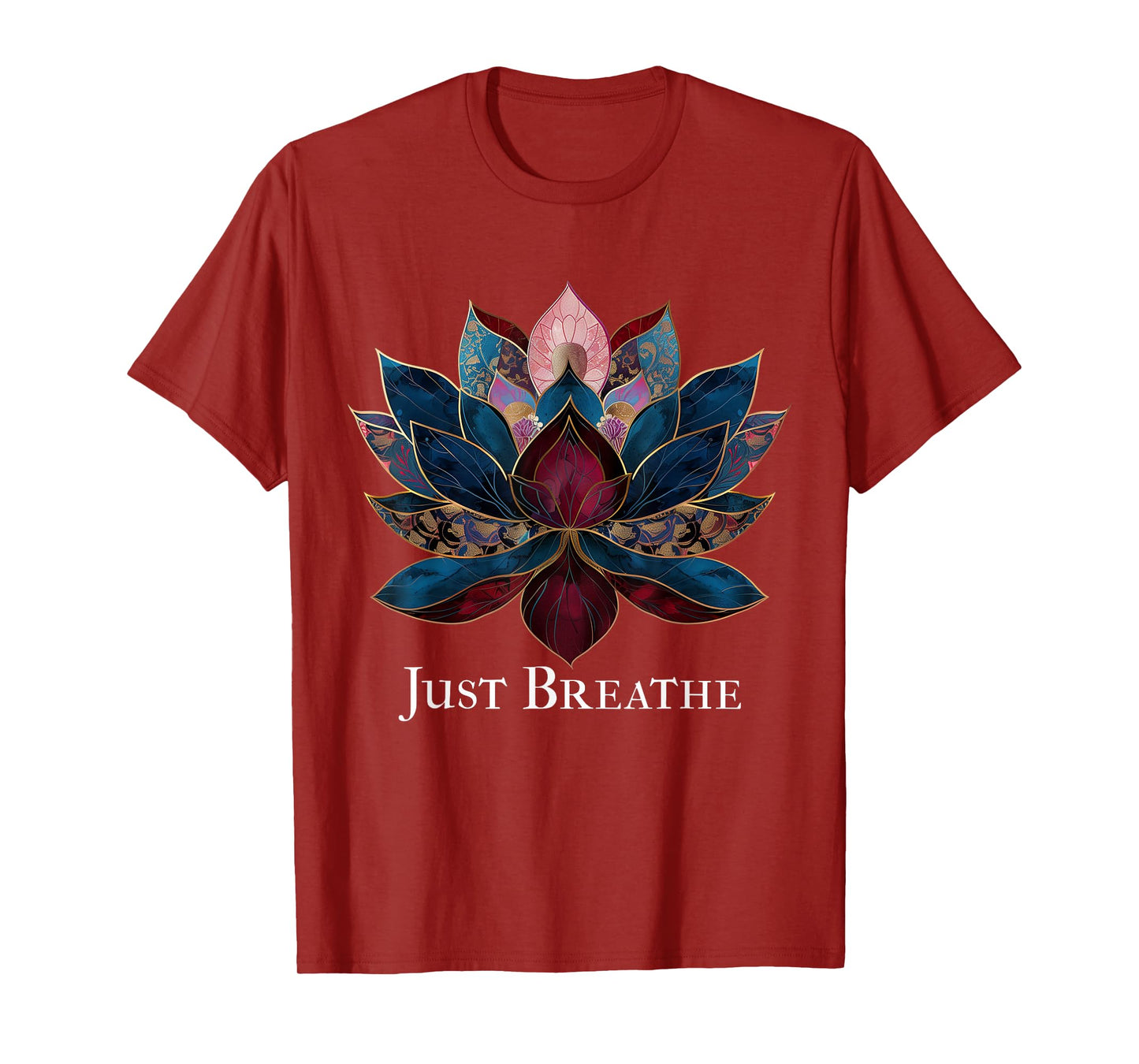 Yoga Lotus Flower Zen Buddhism Buddhist Buddha Meditation T-Shirt