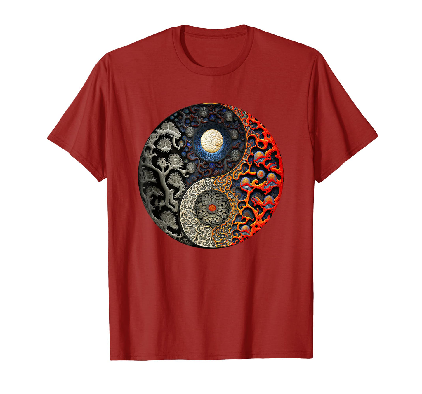 Yinyang Yoga Zen Yin yang Meditation T-Shirt