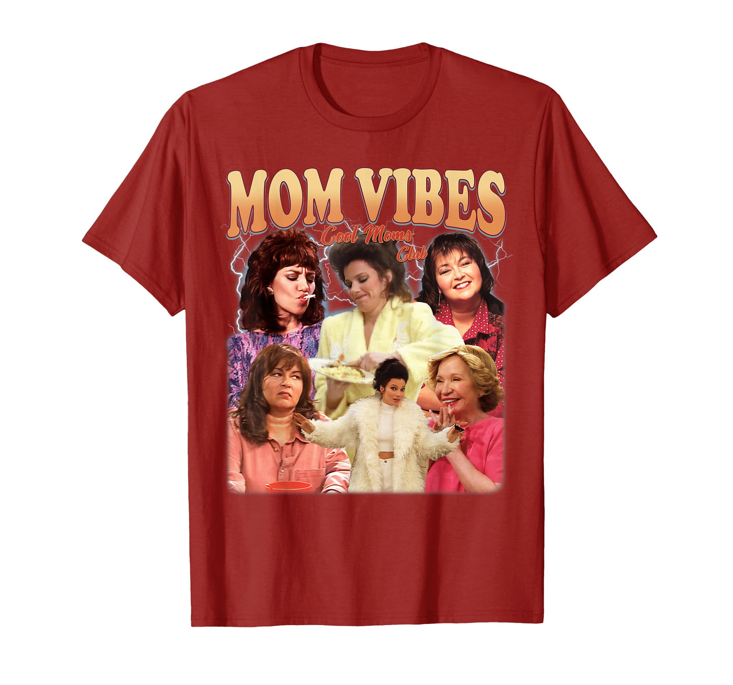 Retro 90โs Mom Vibes Funny Mom Life Mother's Day Clothing T-Shirt