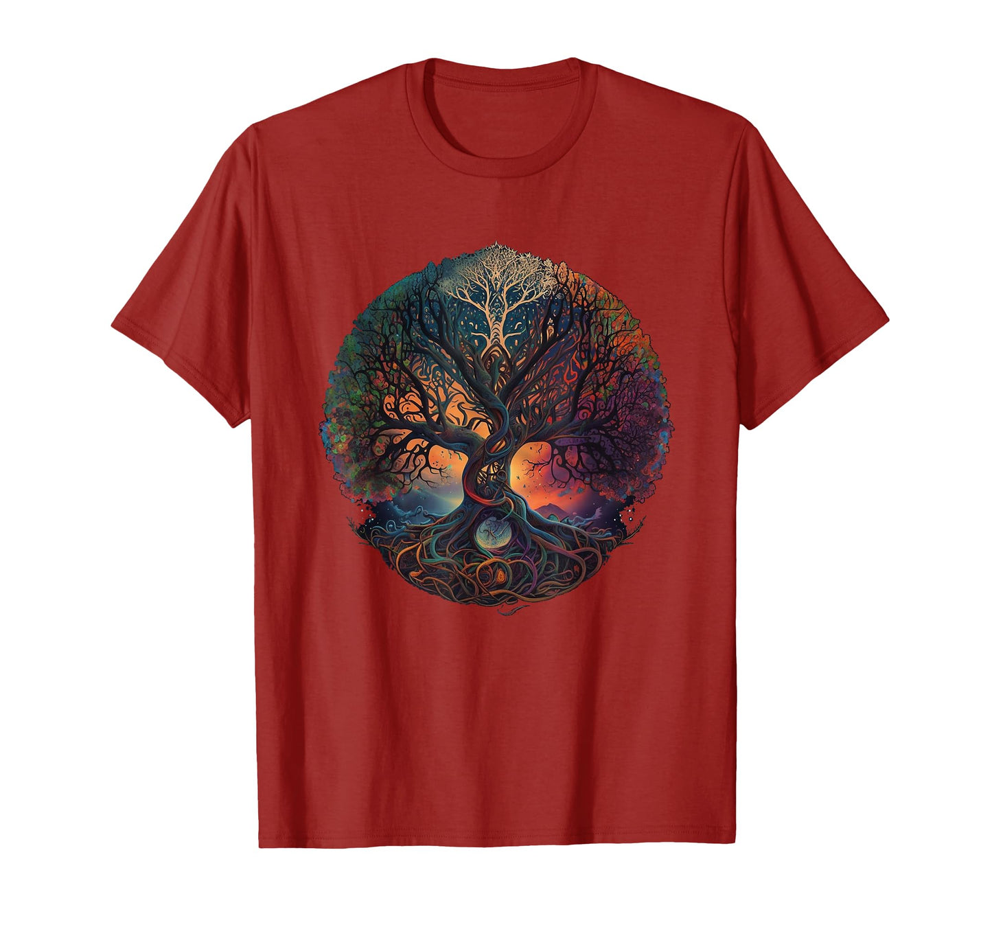 Tree Of Life Gift The Tree Of Life Meditation T-Shirt
