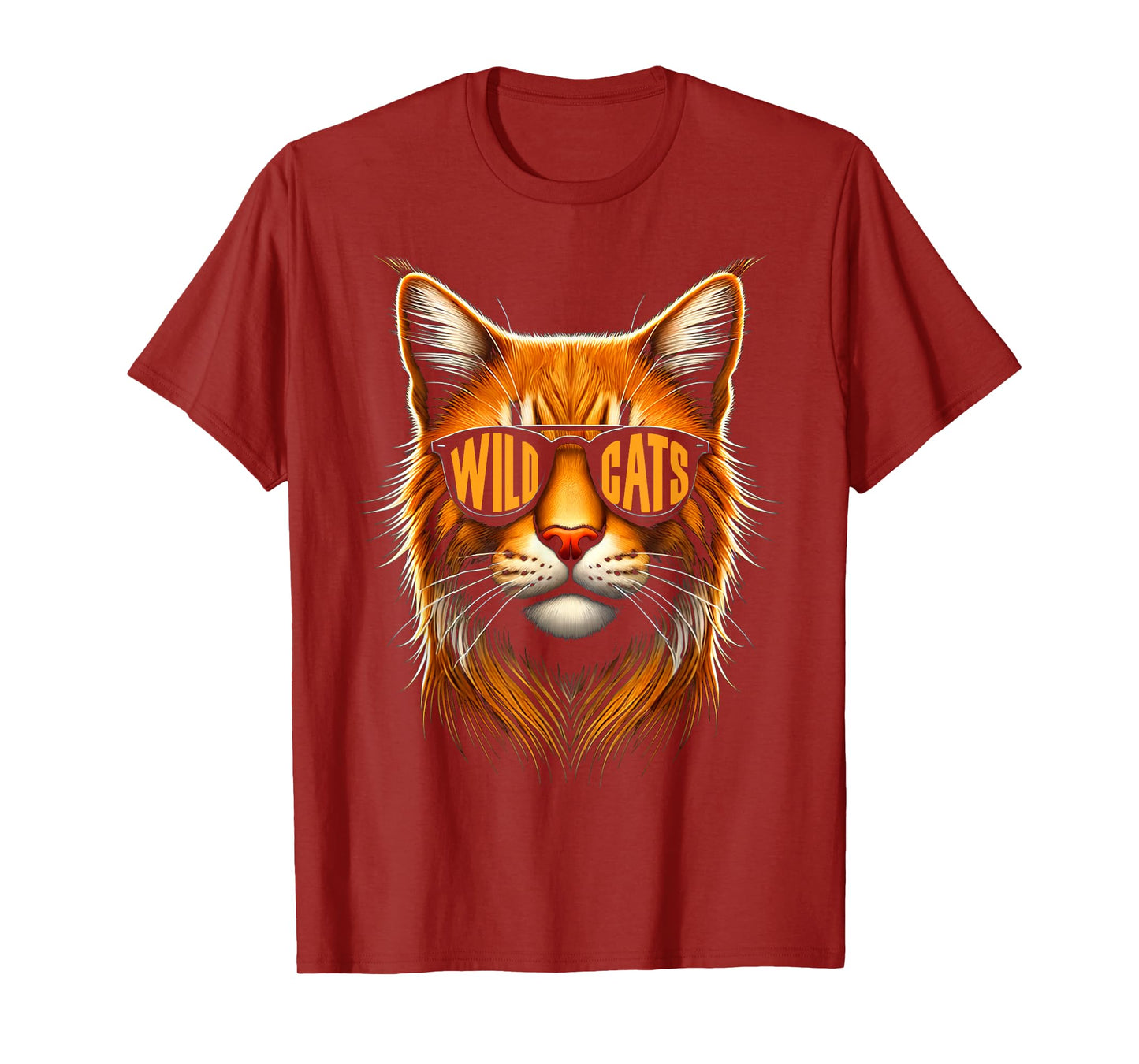 Vintage Wildcats Name Proud | Cat's Lovers Animal Evergreen T-Shirt