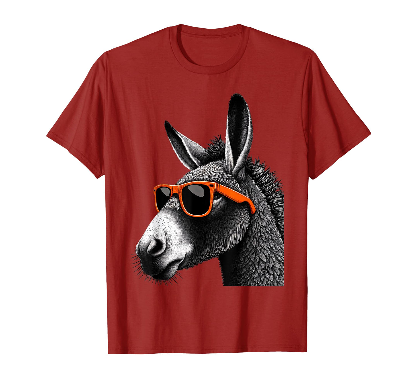 Cool Mule Wearing Sunglasses Graphic Art T-Shirt