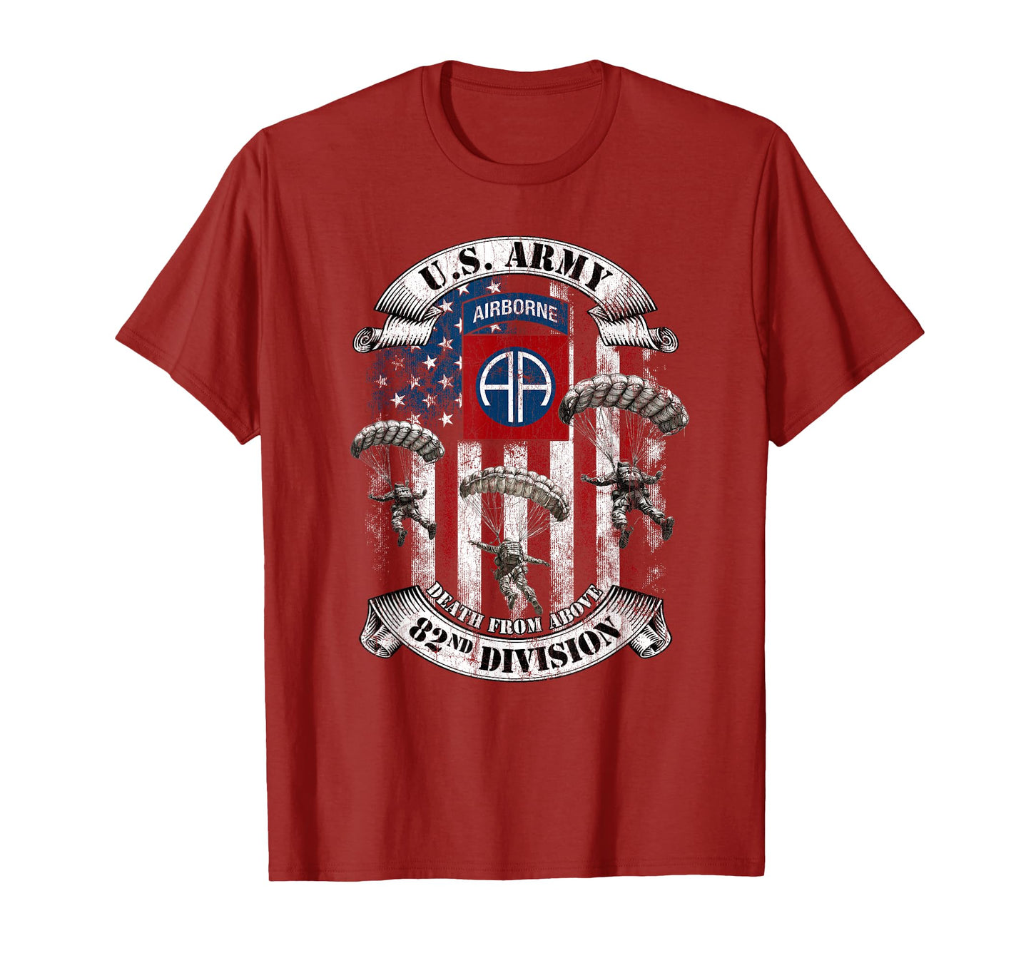 82nd Airborne Division Death From Above Fort Bragg Gifts T-Shirt