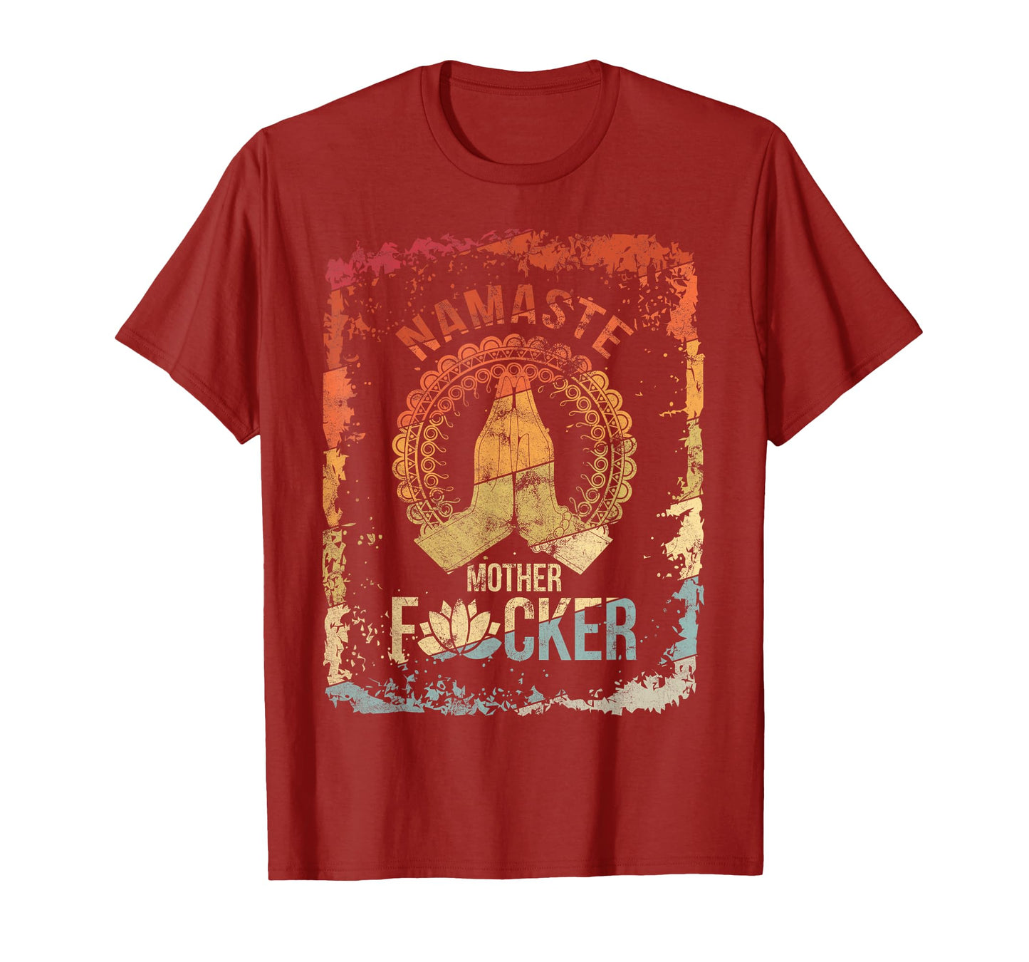 Yoga Namaste Mother F Vintage T-Shirt
