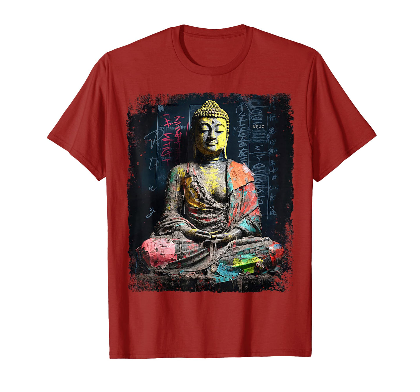 Hip Hop Y2K Vintage Hipster Retro Edgy Streetwear Buddha T-Shirt