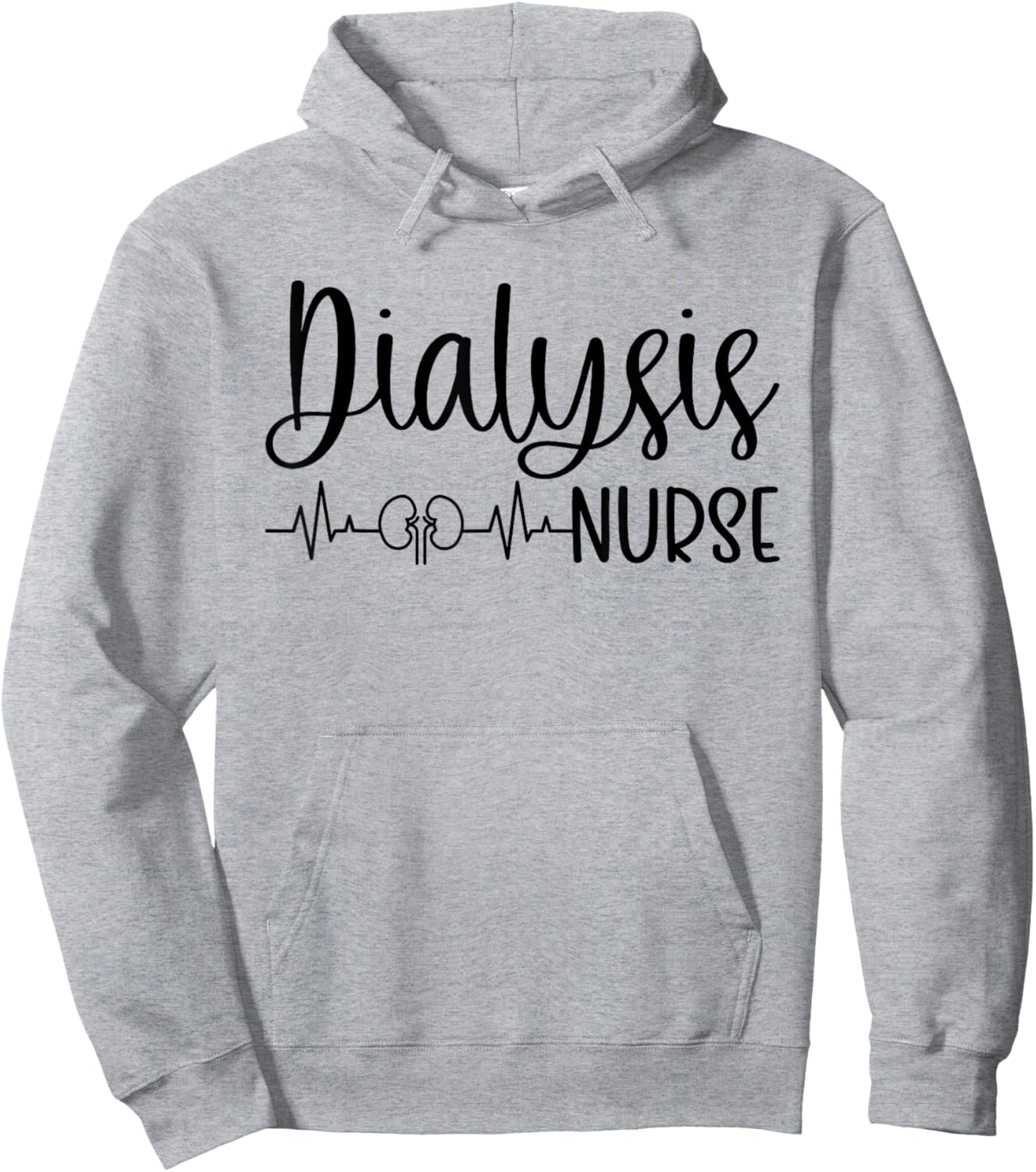 Dialysis Nurse Heartbeat Dialysis Nursing Week Hoodie - Hoodie | Ash