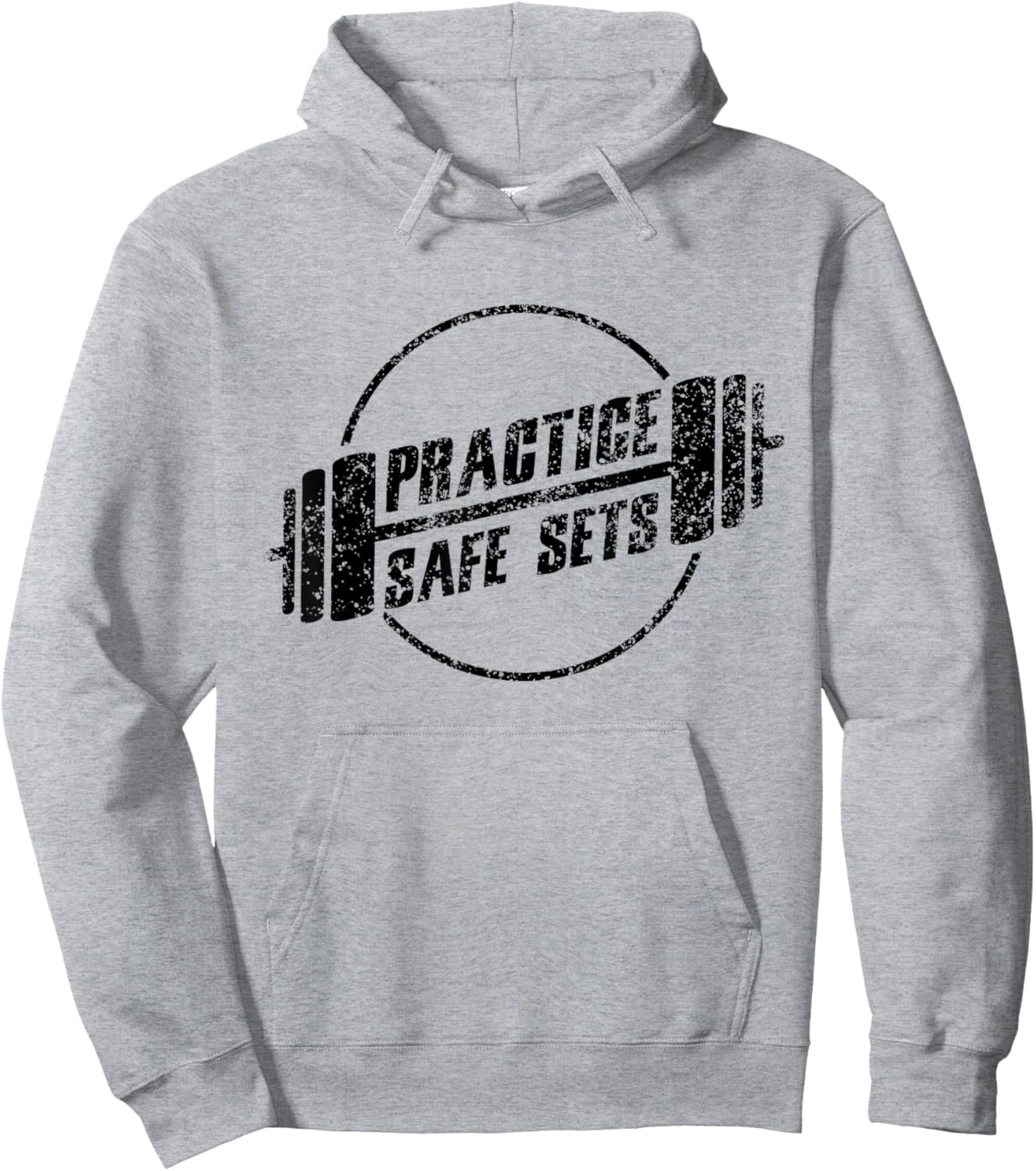 Practice Safe Sets Workout Fitness Motivation Gym Training Hoodie - Hoodie | Ash