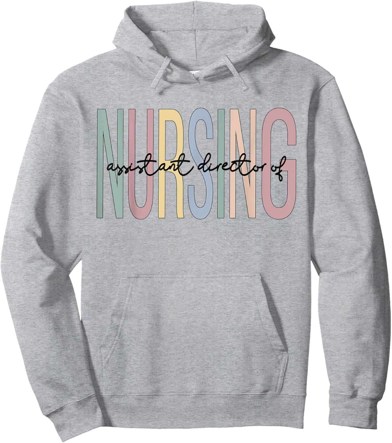 ADON Boho Assistant Director Of Nursing Hoodie - Hoodie | Ash