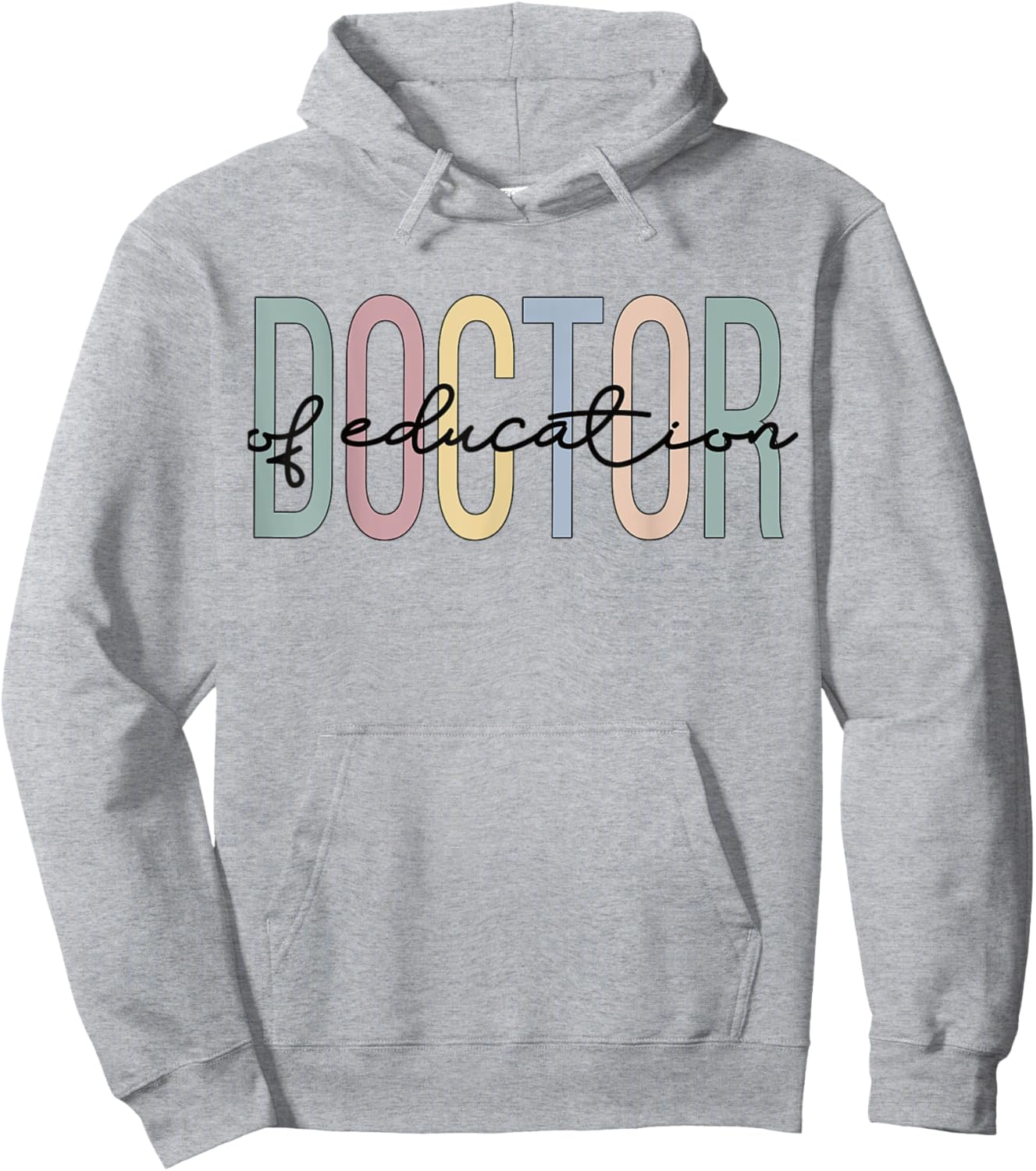 Ed.D Boho Doctor Of Education Hoodie - Hoodie | Ash