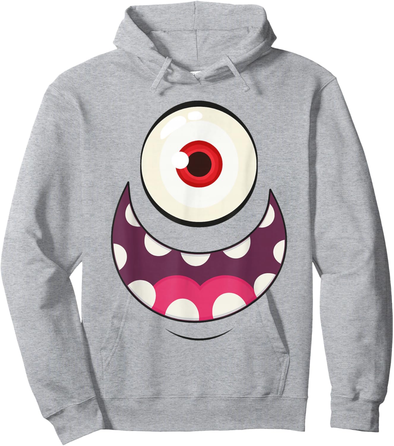 Monster Face Hoodie - Hoodie | Ash
