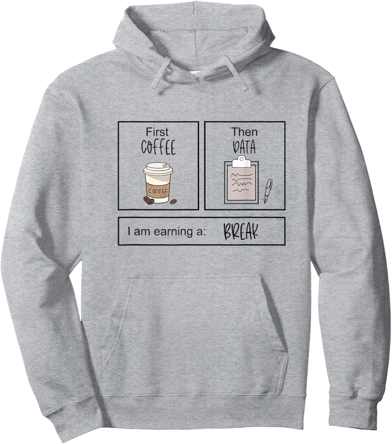 First Coffee Then IEP Teacher SPED Teacher Coffee Lover Gift Small Hoodie - Hoodie | Ash