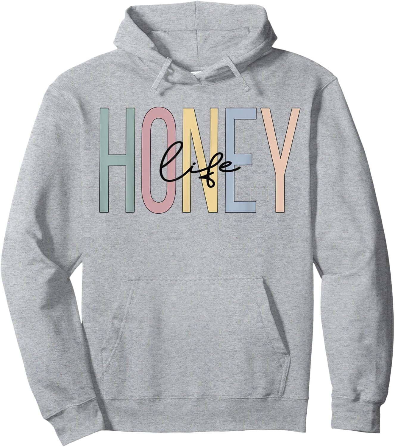Honey Life Honey Grandma Boho Honey Grandmother Hoodie - Hoodie | Ash