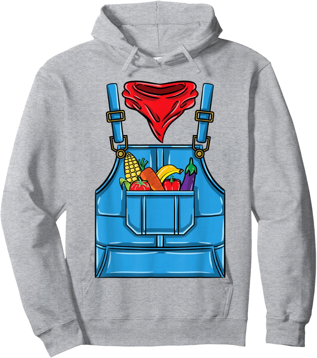 Farmer Costume Halloween Hoodie - Hoodie | Ash